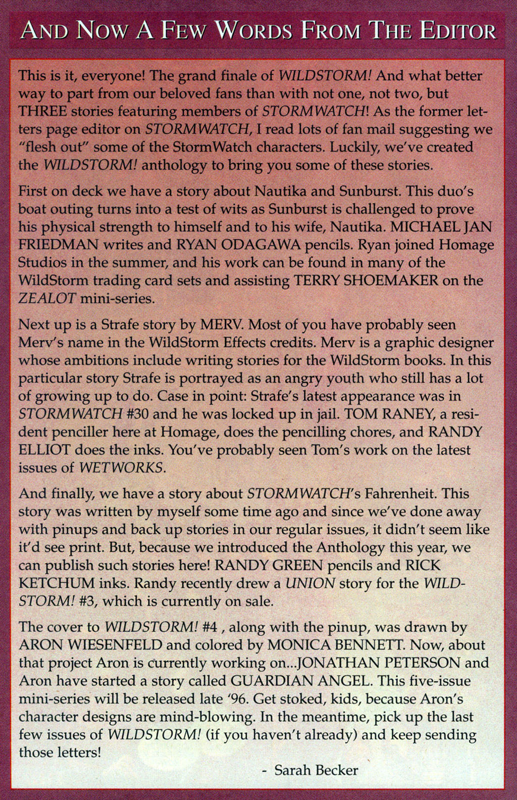 Read online WildStorm! (1995) comic -  Issue #4 - 26