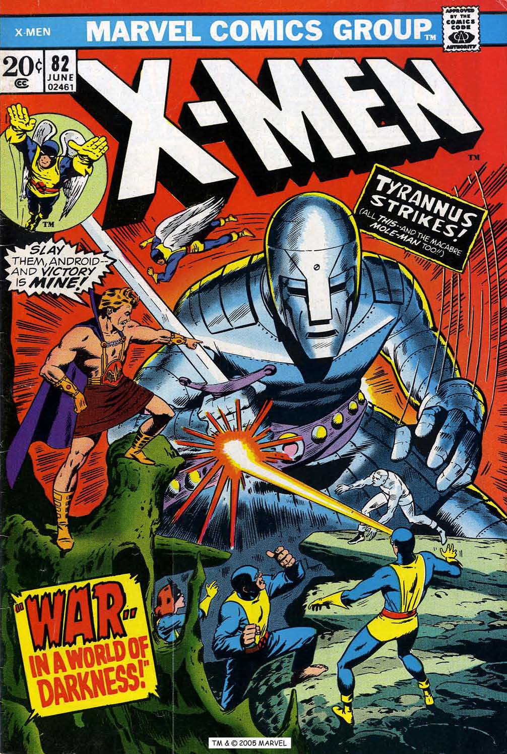 Read online Uncanny X-Men (1963) comic -  Issue #82 - 1