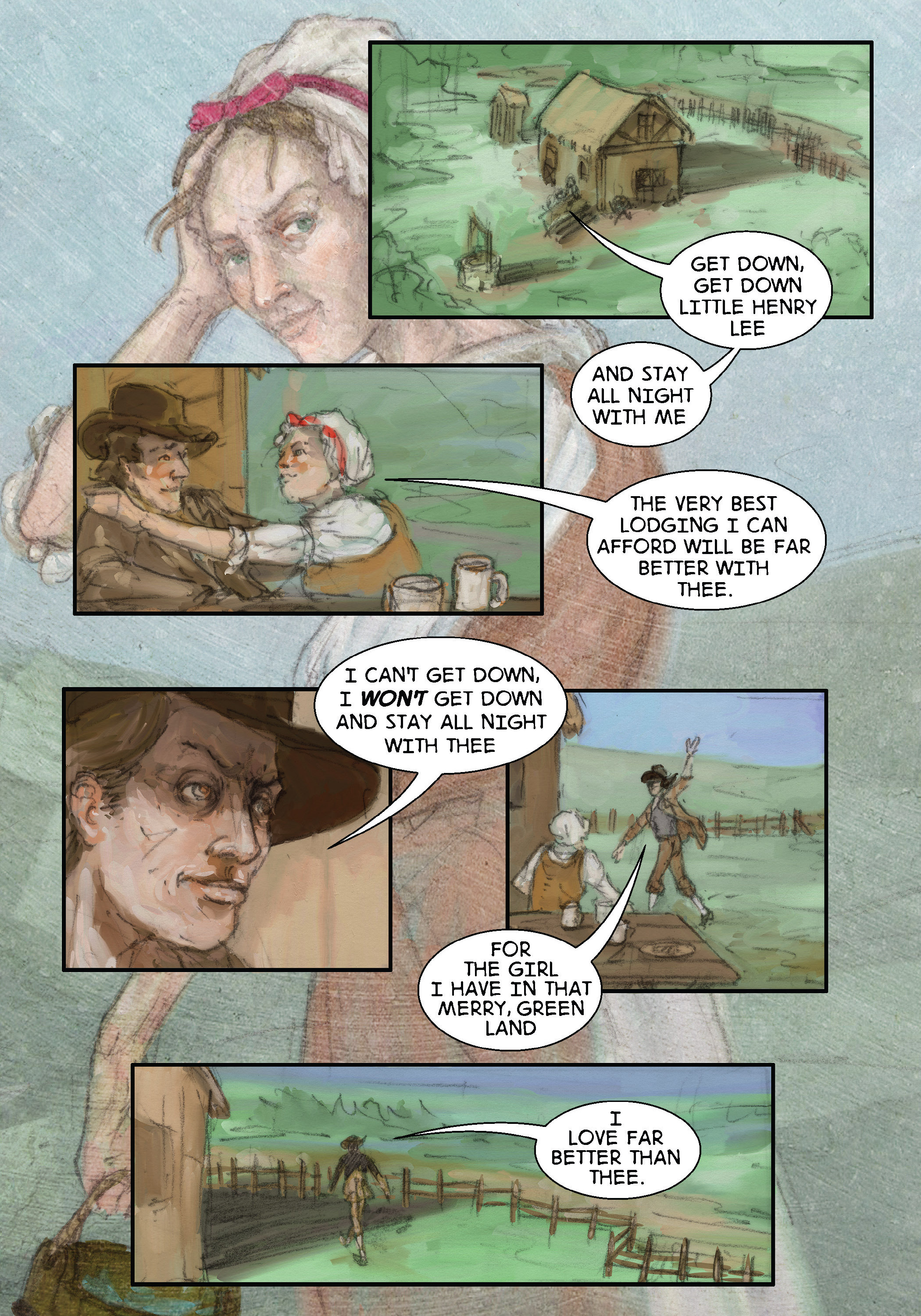 Read online Labor & Love: A Garland of American Folk Ballads comic -  Issue # Full - 36
