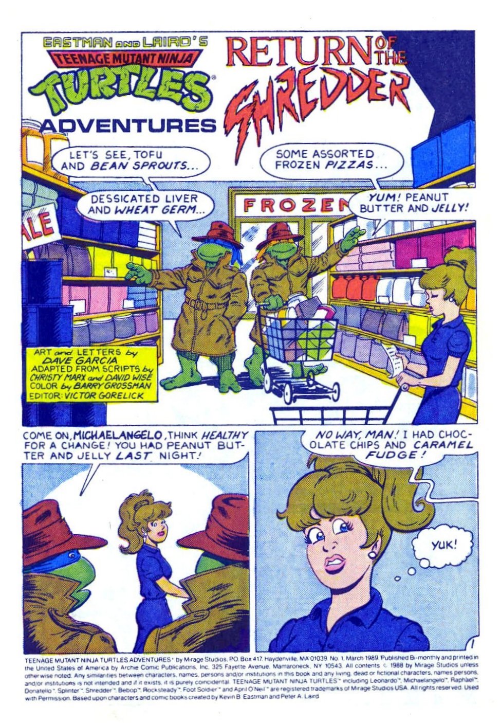 Read online Teenage Mutant Ninja Turtles Adventures (1989) comic -  Issue #1 - 3