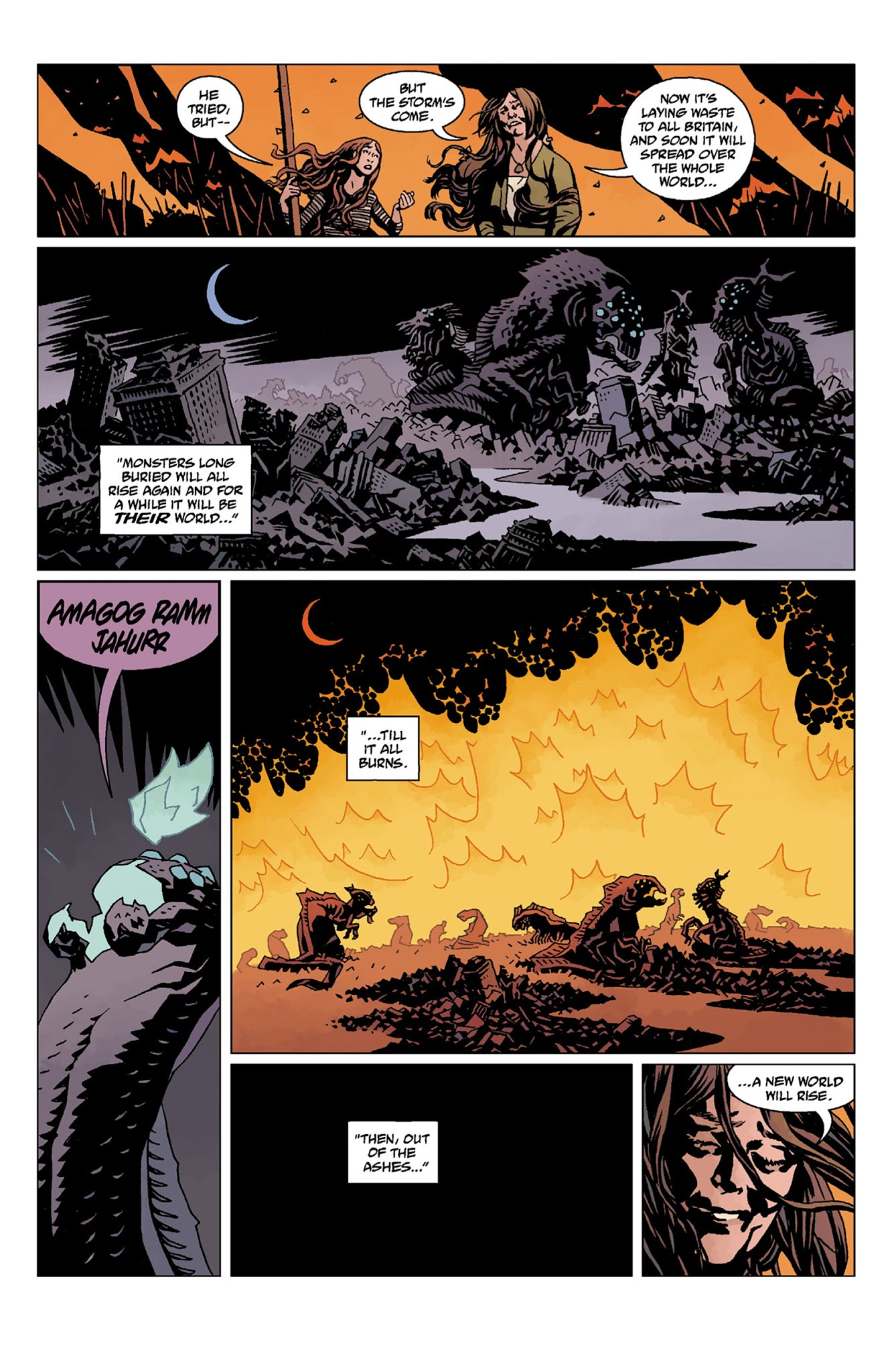 Read online Hellboy: The Storm And The Fury comic -  Issue # TPB - 147