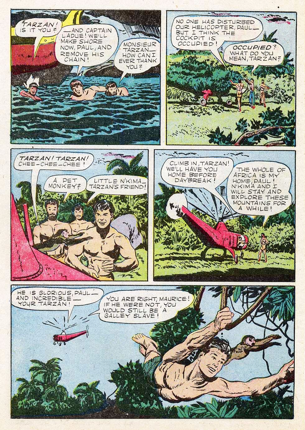 Read online Tarzan (1948) comic -  Issue #21 - 42