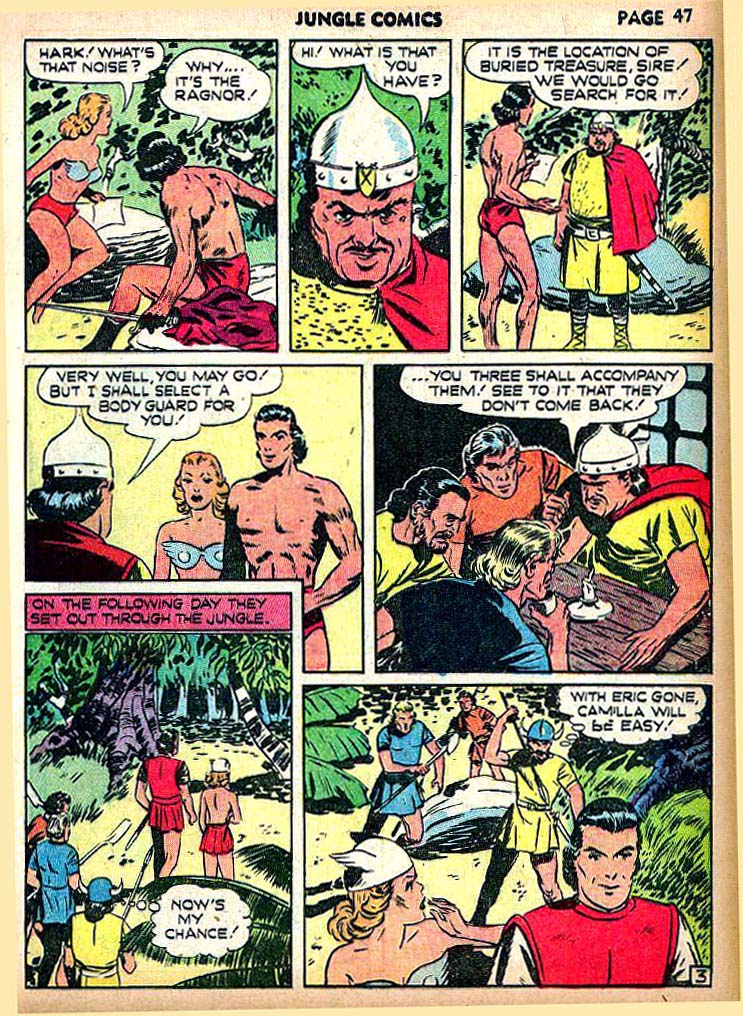 Read online Jungle Comics comic -  Issue #22 - 49