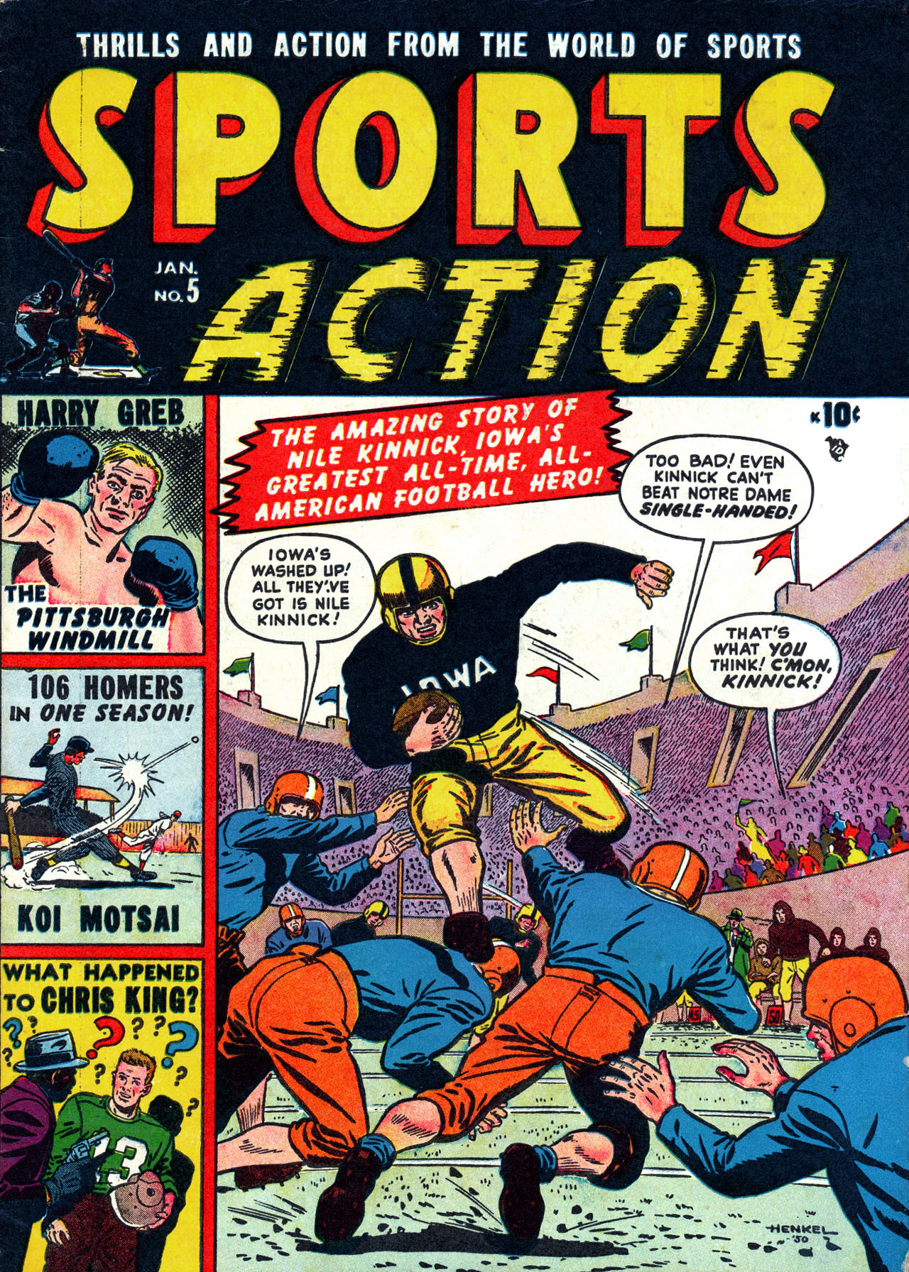 Read online Sports Action comic -  Issue #5 - 1