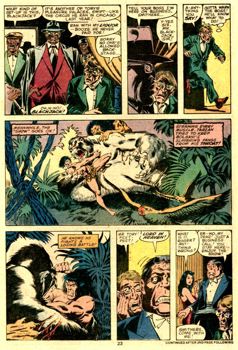 Read online Tarzan (1977) comic -  Issue #27 - 14