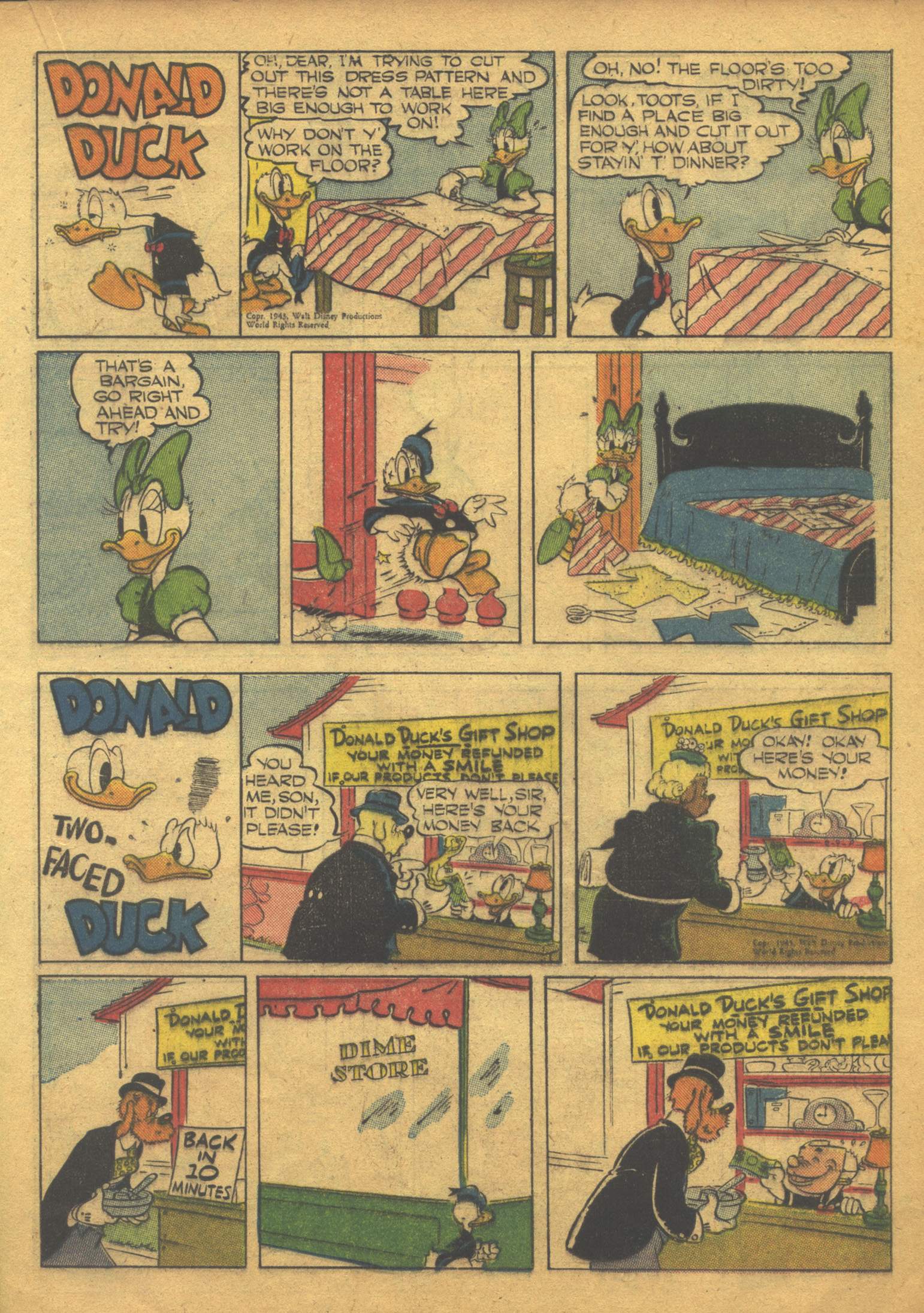 Read online Walt Disney's Comics and Stories comic -  Issue #63 - 31