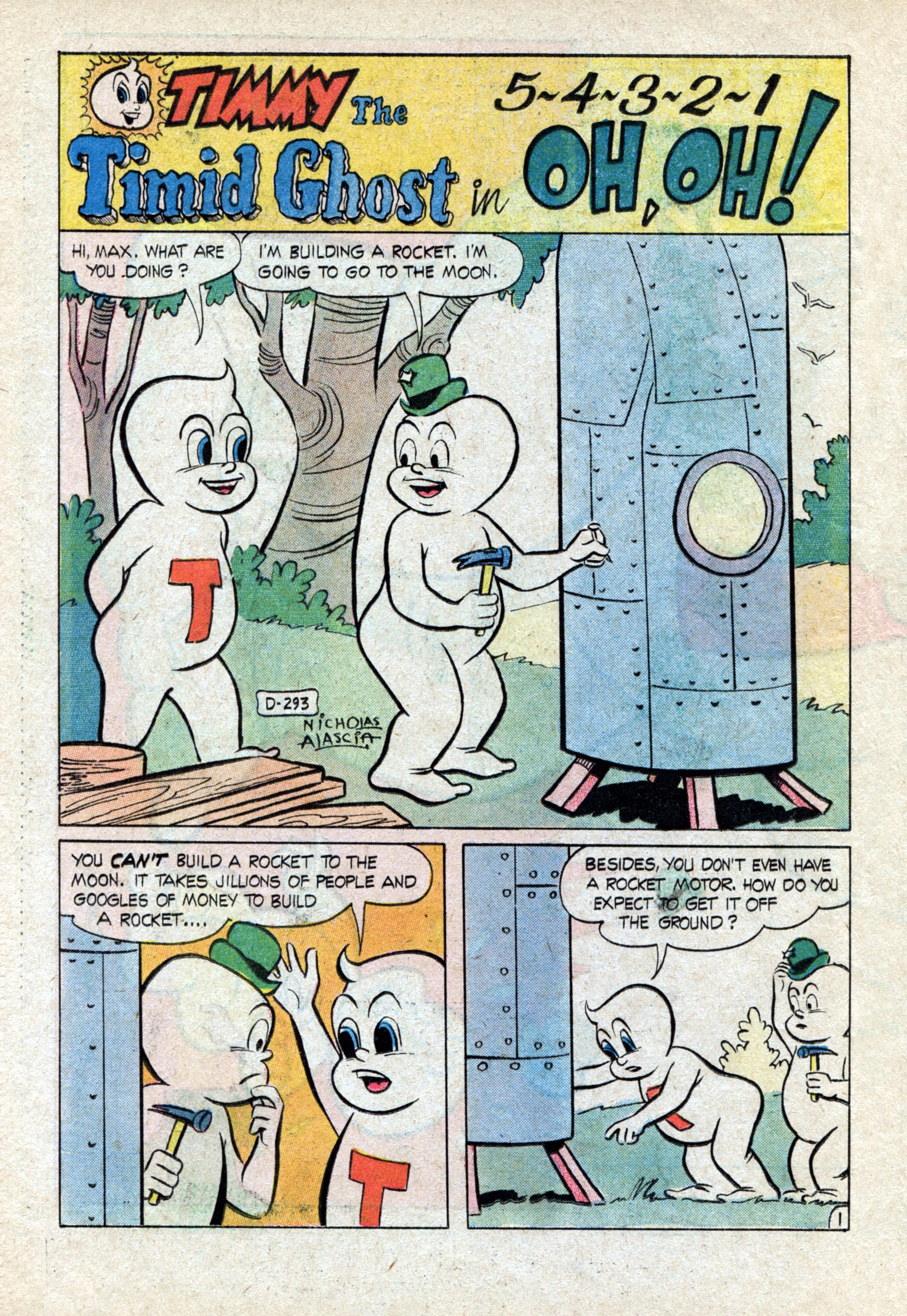 Read online Timmy the Timid Ghost comic -  Issue #18 - 19