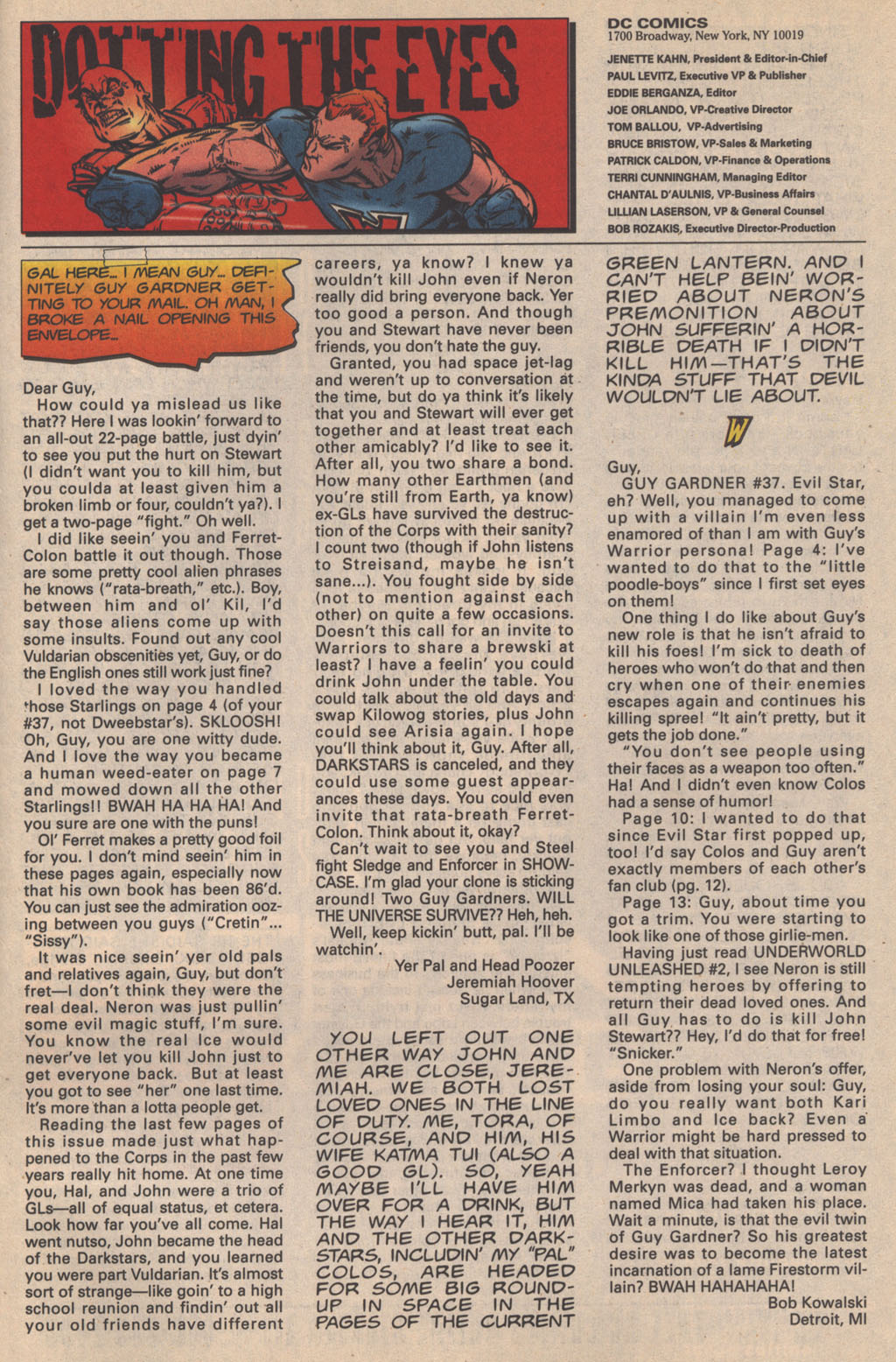 Read online Guy Gardner: Warrior comic -  Issue #42 - 35