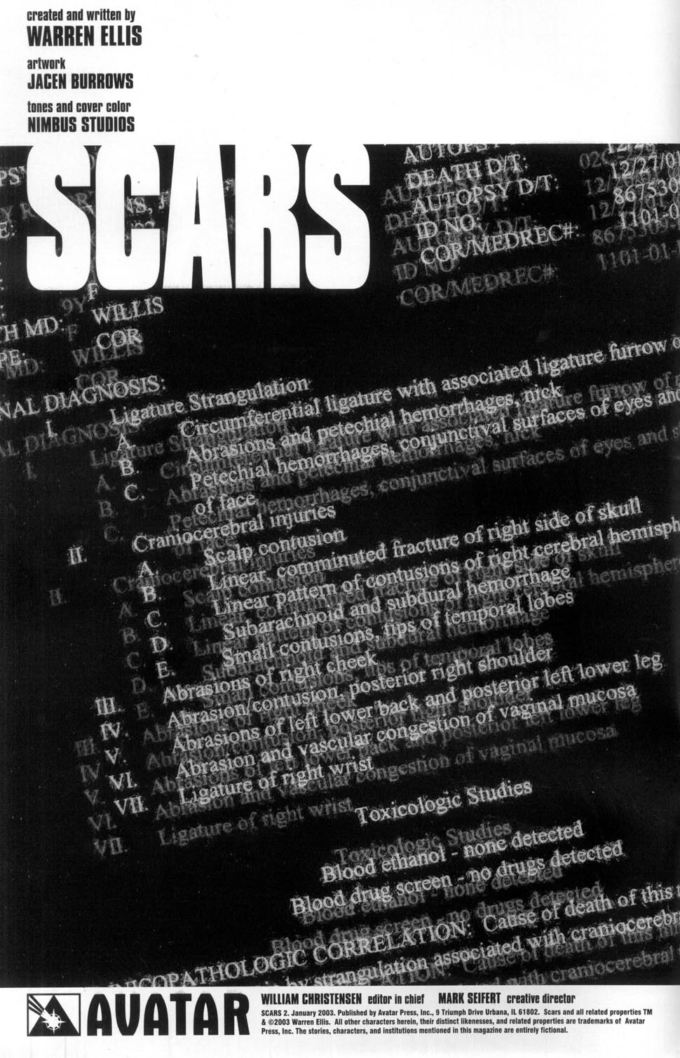 Read online Scars comic -  Issue #2 - 2