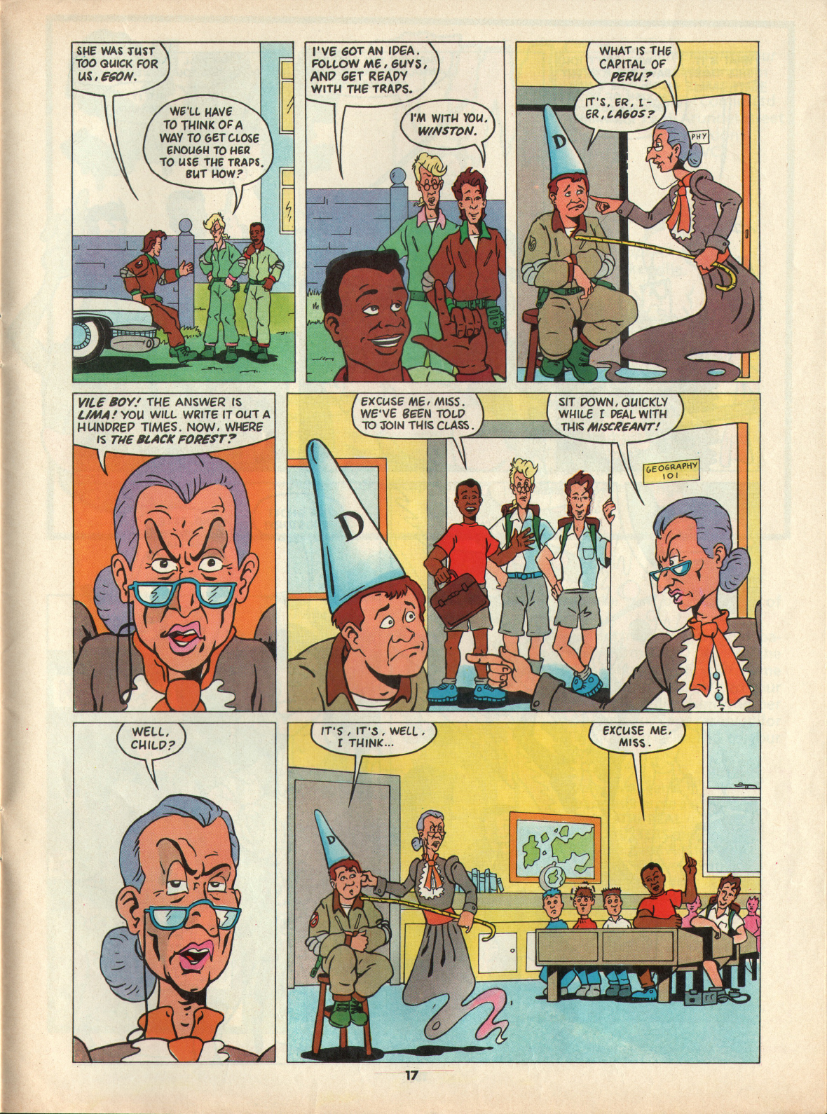 Read online The Real Ghostbusters comic -  Issue #17 - 17