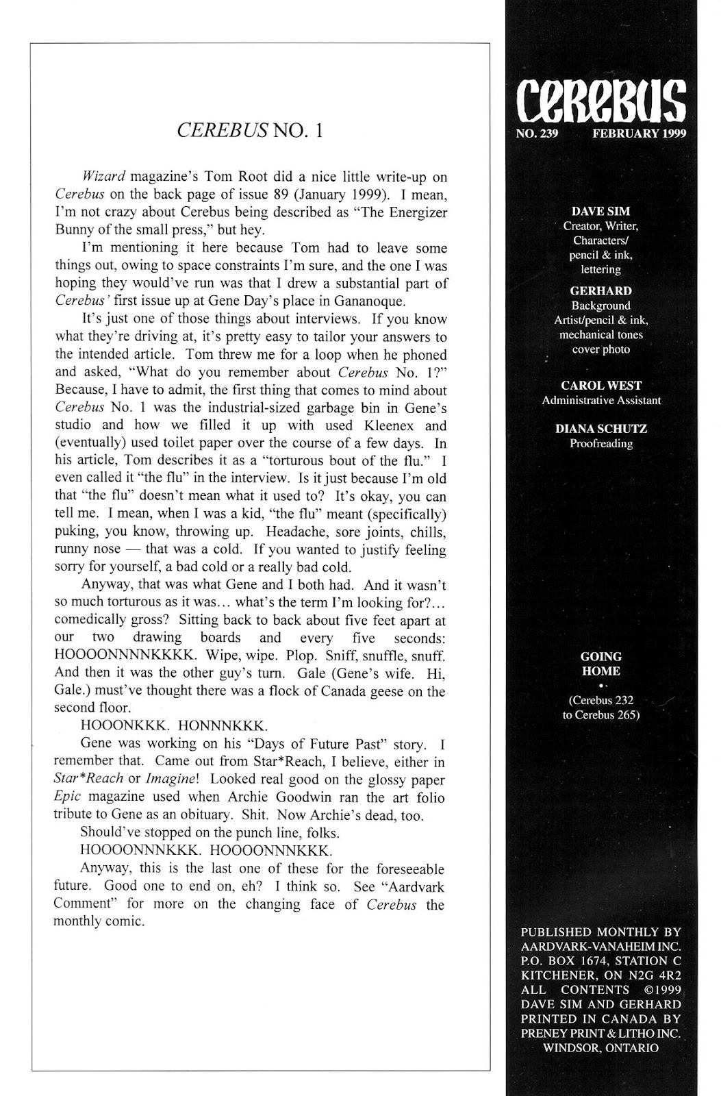 Cerebus issue 239 - Page 3
