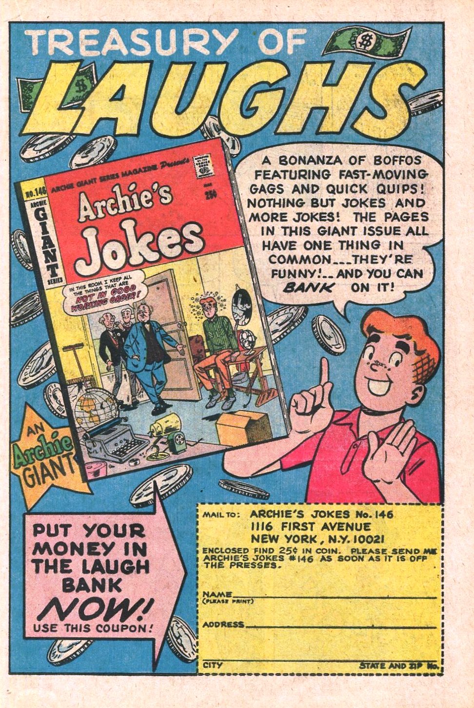 Read online Archie's Joke Book Magazine comic -  Issue #116 - 19