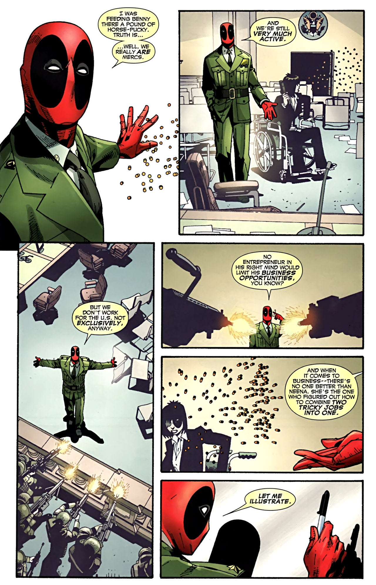 Read online Deadpool: Wade Wilson's War comic -  Issue #4 - 10