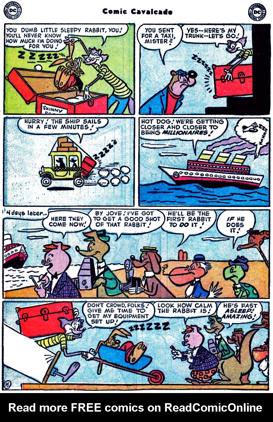 Read online Comic Cavalcade comic -  Issue #55 - 54
