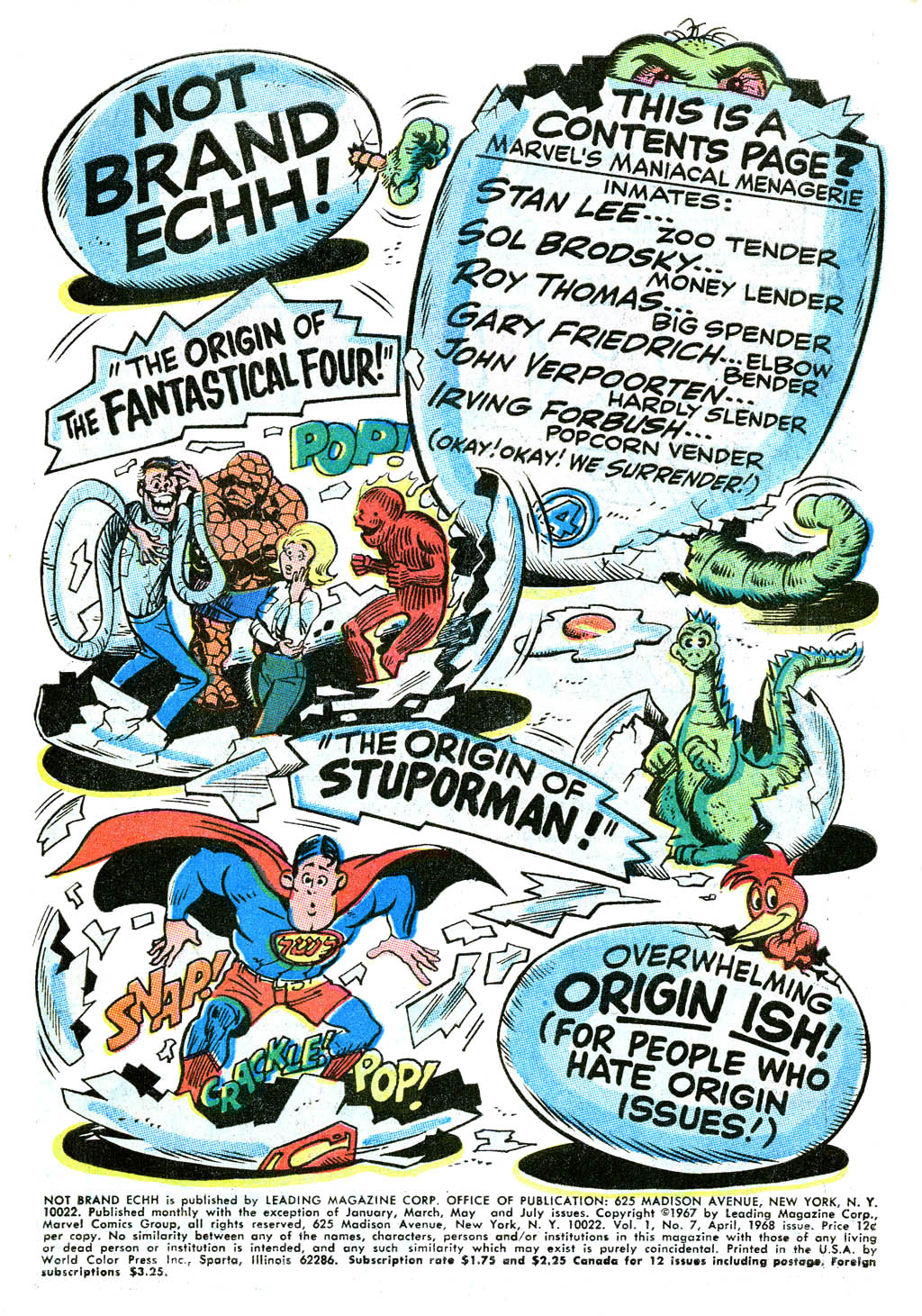 Read online Not Brand Echh comic -  Issue #7 - 3