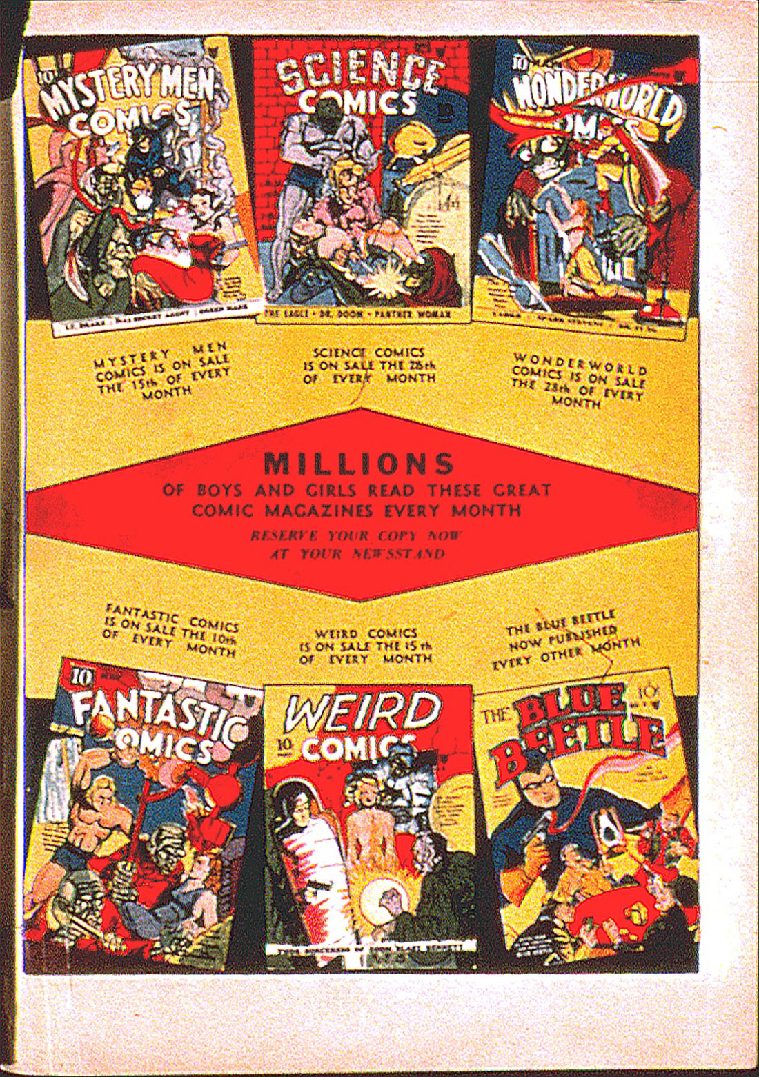 Read online Fantastic Comics comic -  Issue #7 - 67