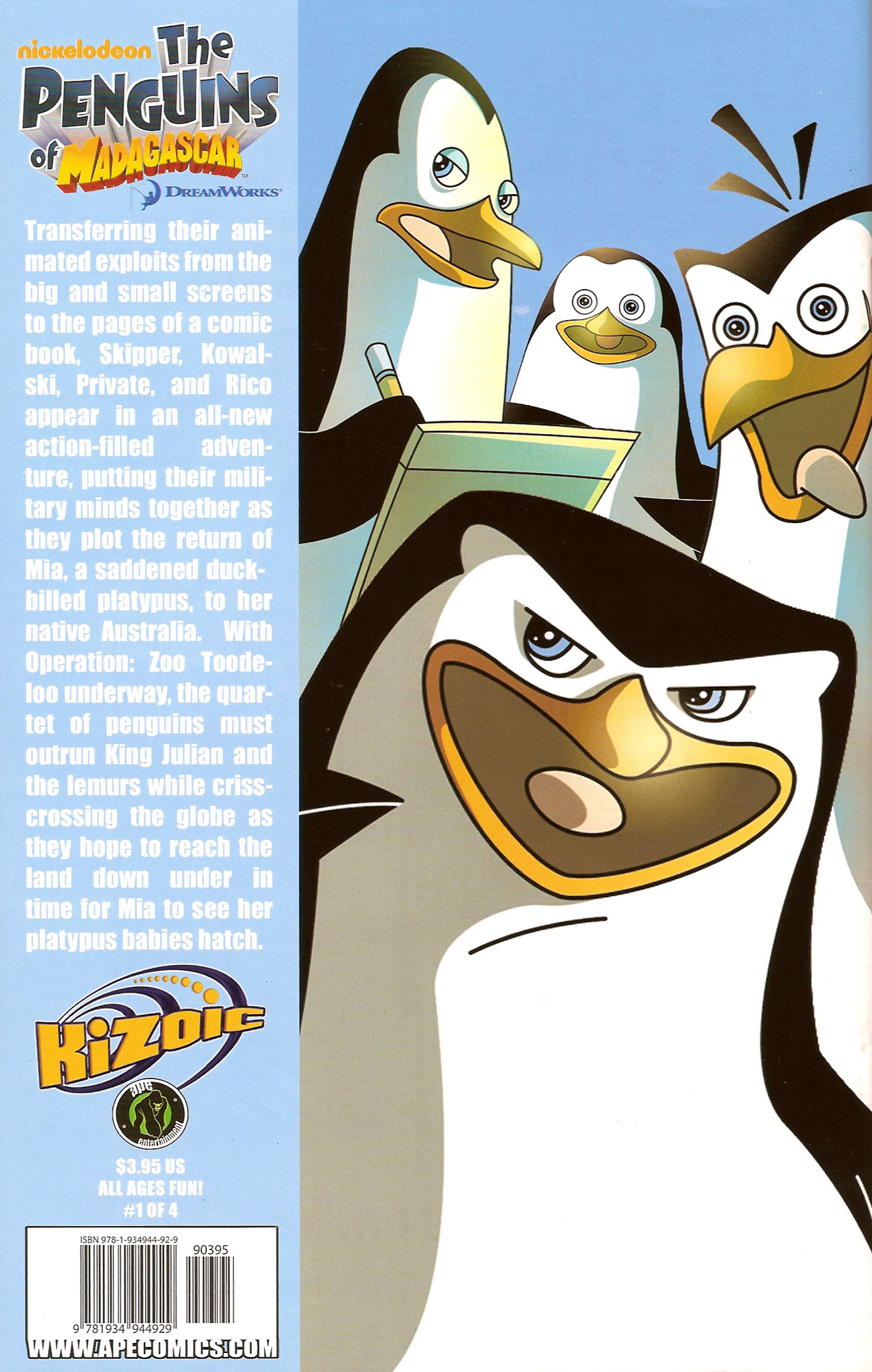 Read online Penguins of Madagascar comic -  Issue #1 - 36