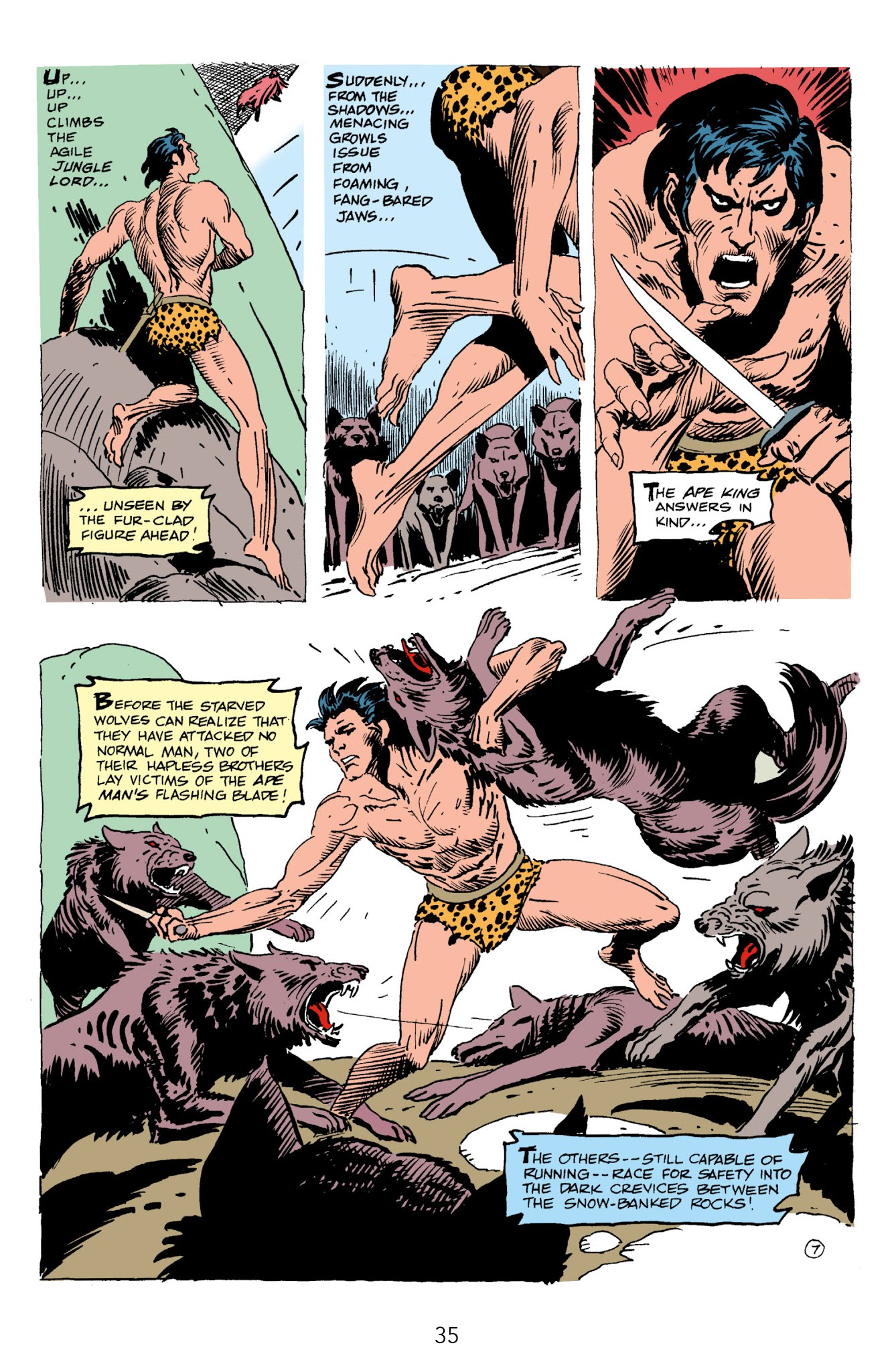 Read online Edgar Rice Burroughs' Tarzan The Joe Kubert Years comic -  Issue # TPB 3 (Part 1) - 37