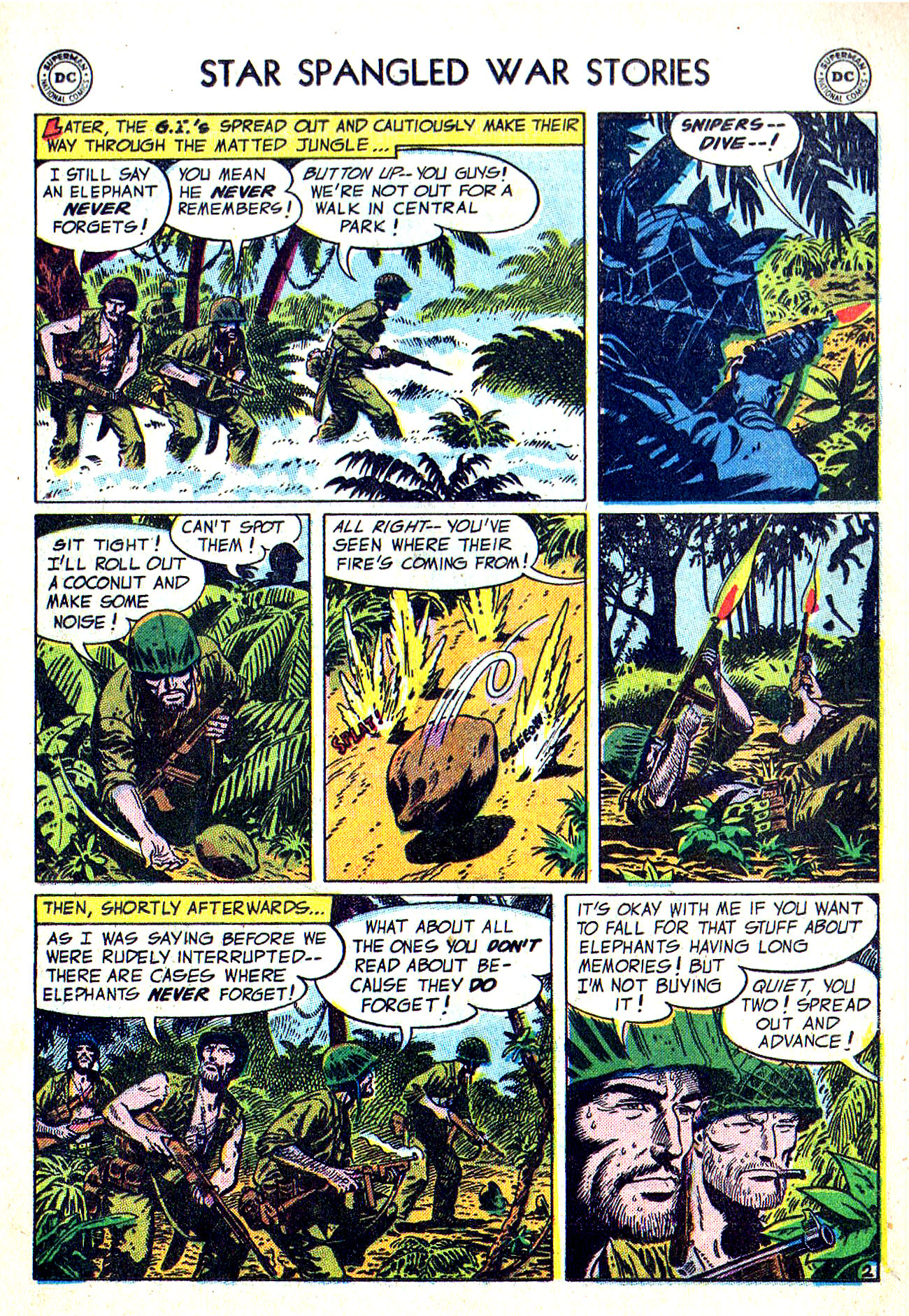 Read online Star Spangled War Stories (1952) comic -  Issue #34 - 13
