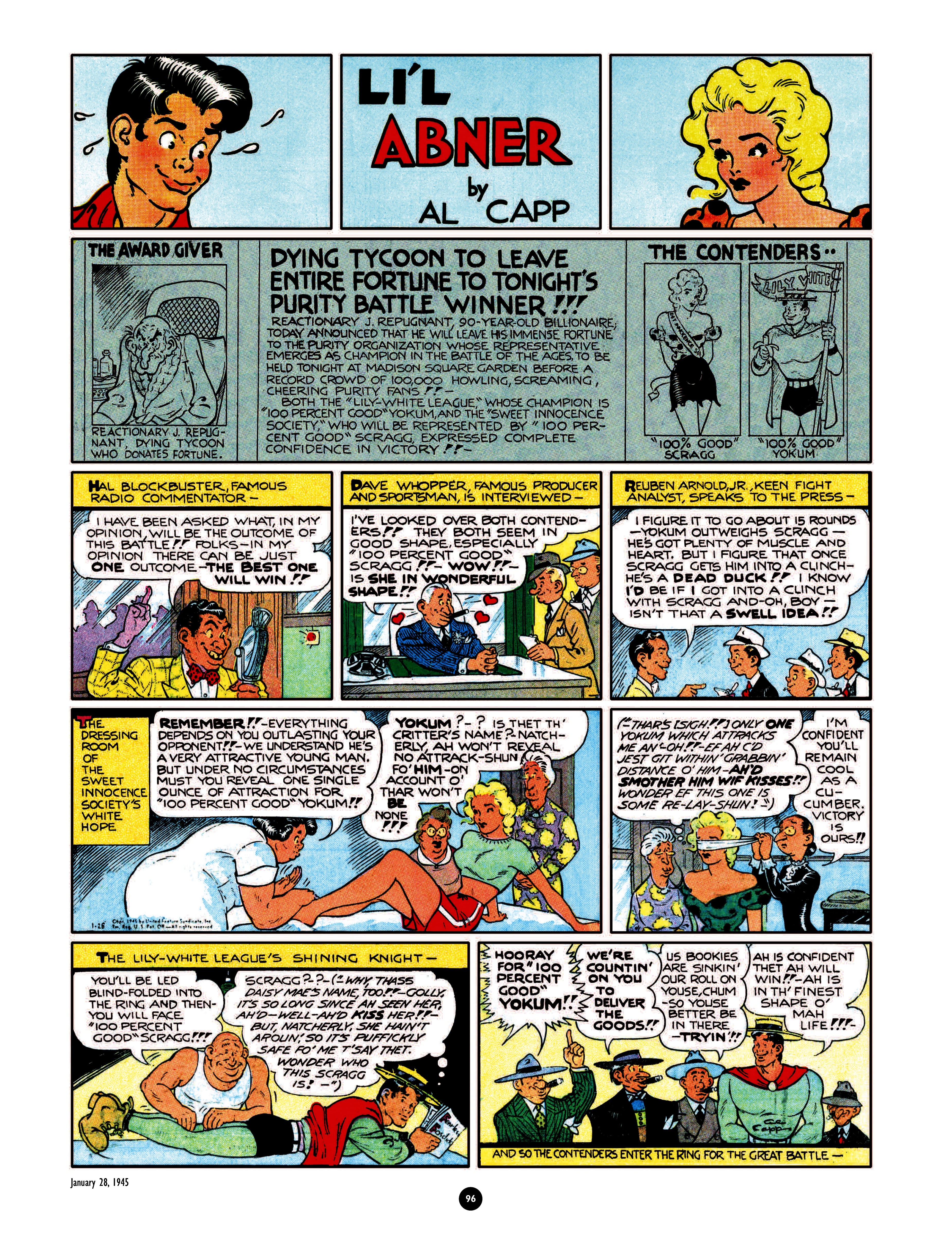 Read online Al Capp's Li'l Abner Complete Daily & Color Sunday Comics comic -  Issue # TPB 6 (Part 1) - 96