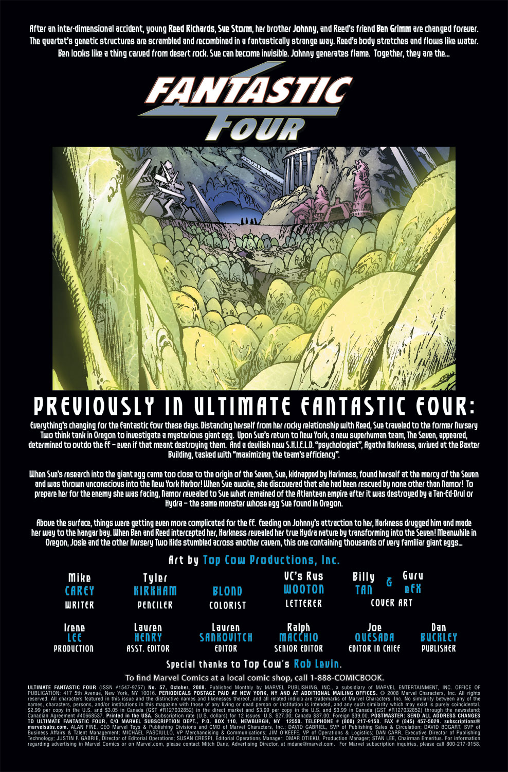 Read online Ultimate Fantastic Four (2004) comic -  Issue #57 - 2