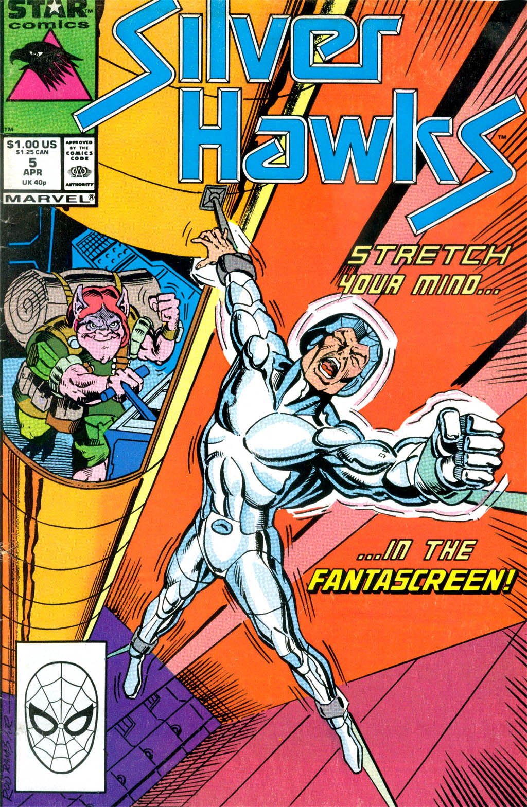 Read online SilverHawks comic -  Issue #5 - 1