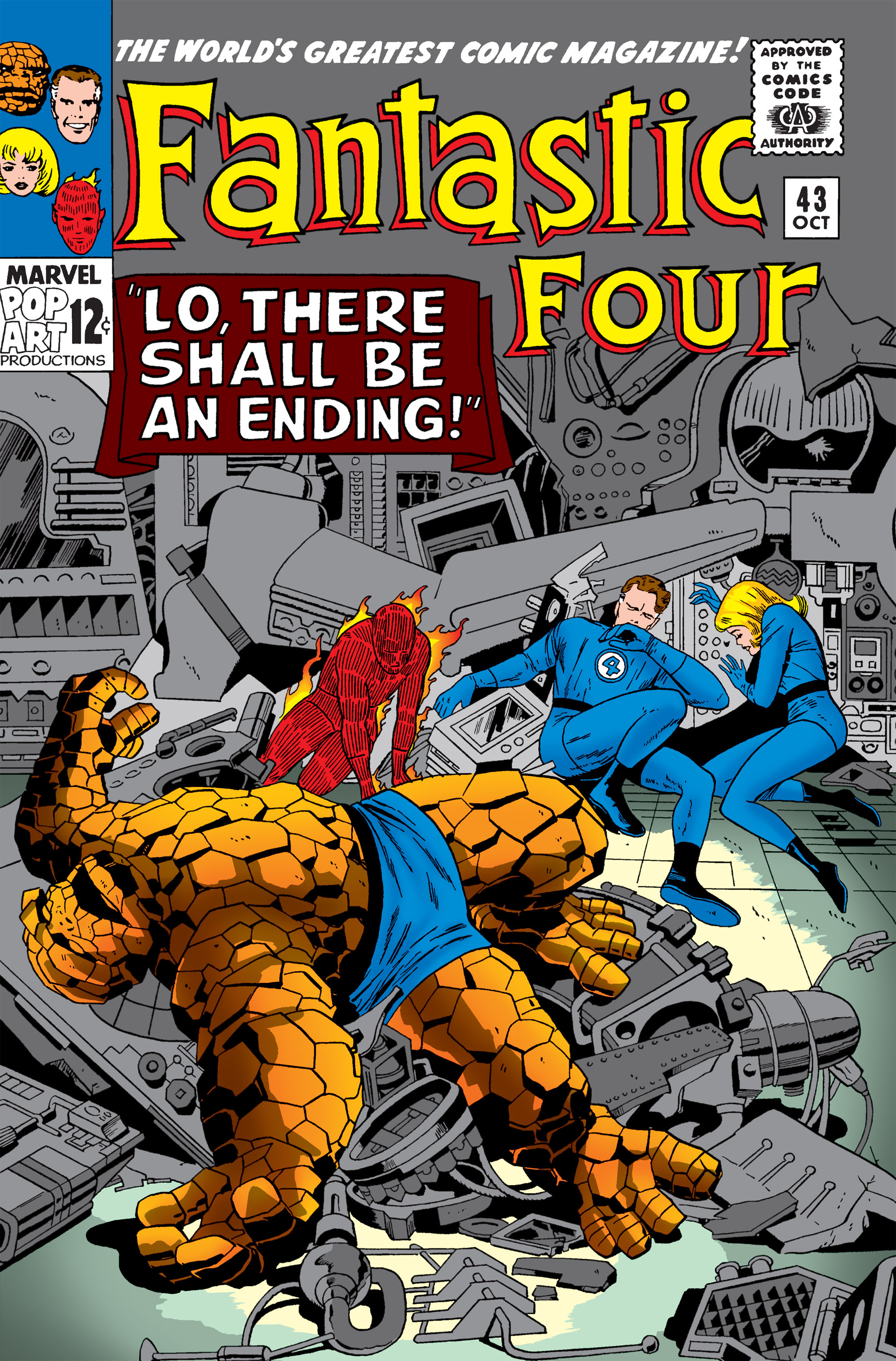 Read online Fantastic Four (1961) comic -  Issue #43 - 1