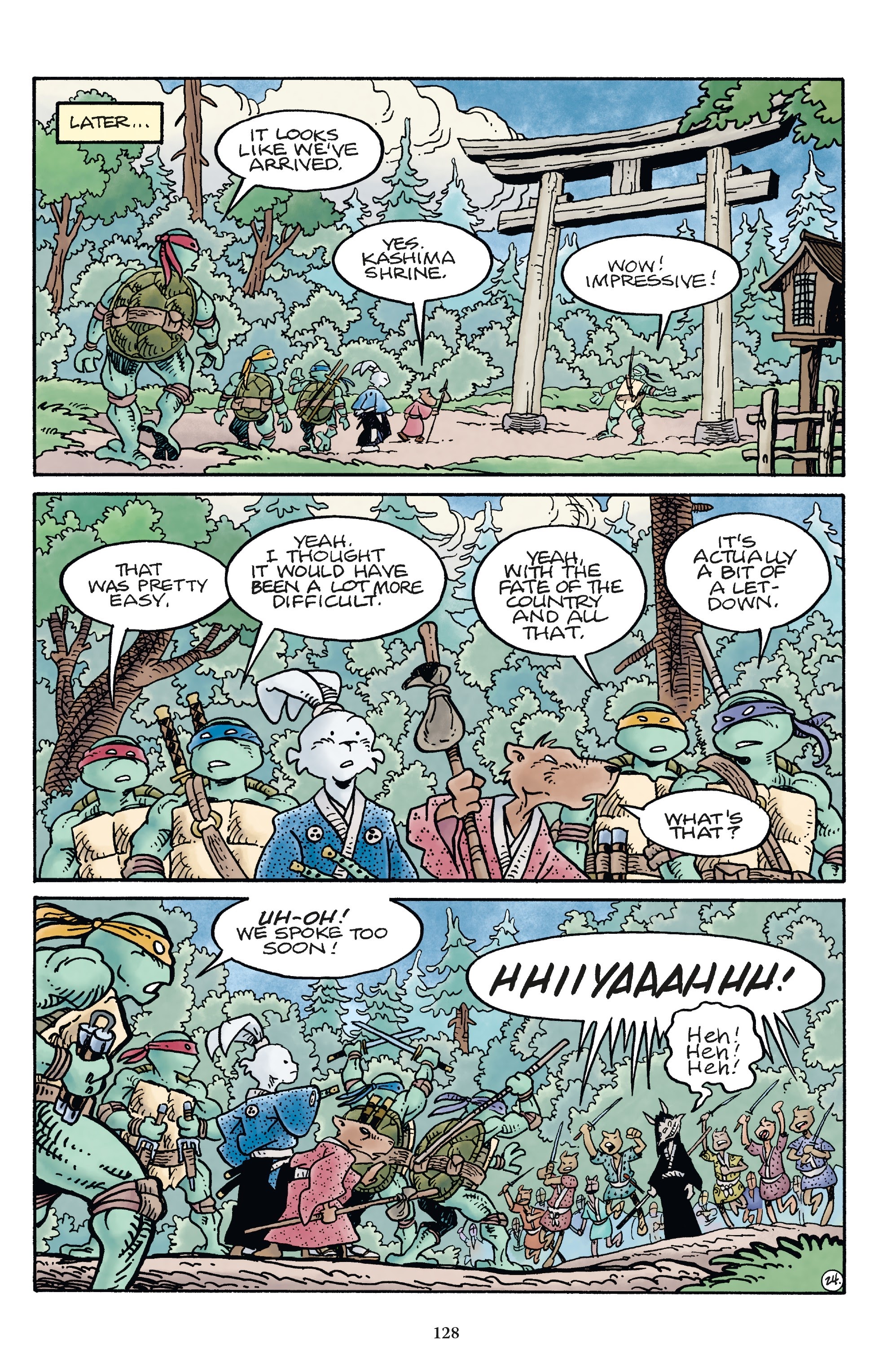 Read online Usagi Yojimbo/Teenage Mutant Ninja Turtles: The Complete Collection comic -  Issue # TPB (Part 2) - 21