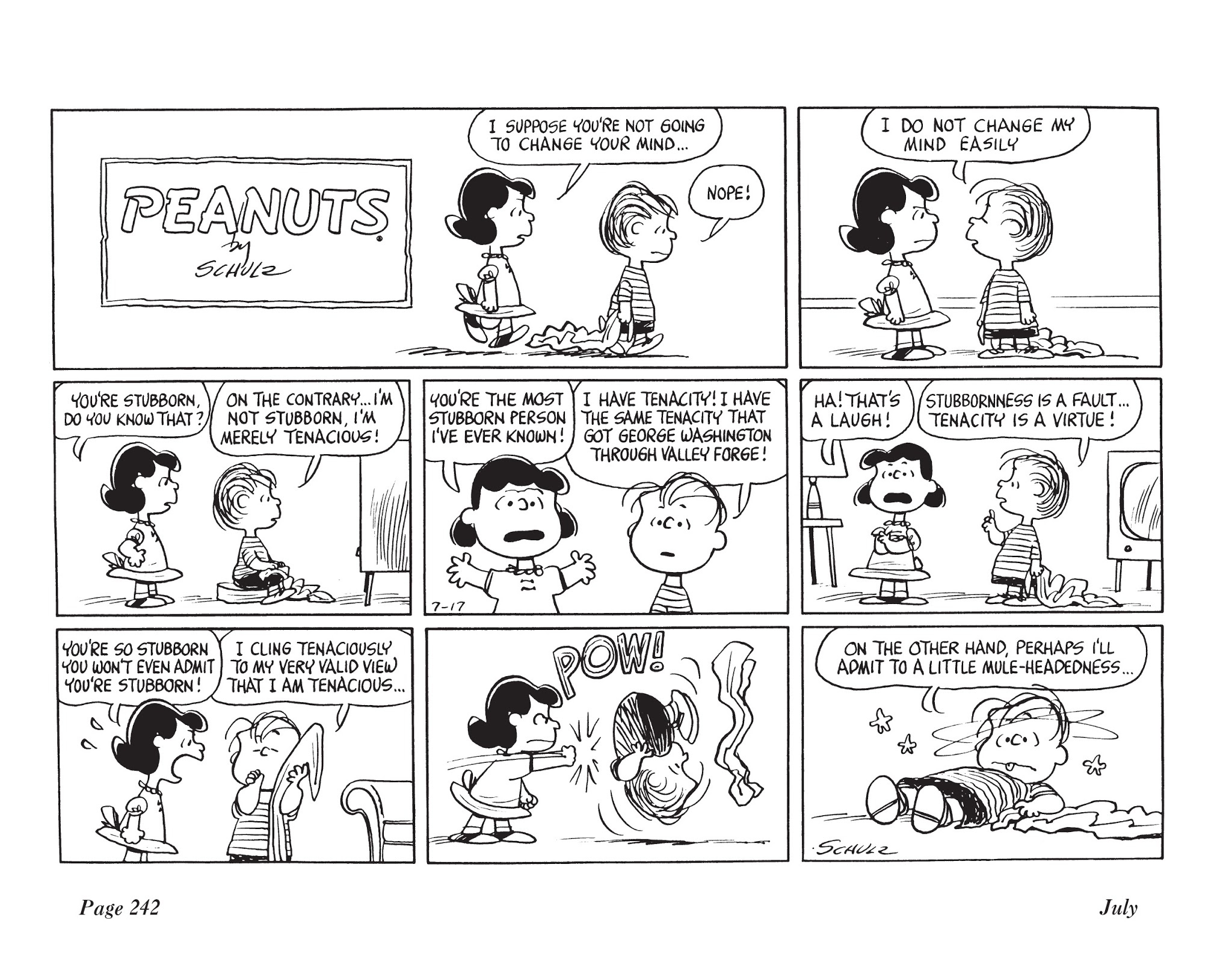 Read online The Complete Peanuts comic -  Issue # TPB 8 - 254