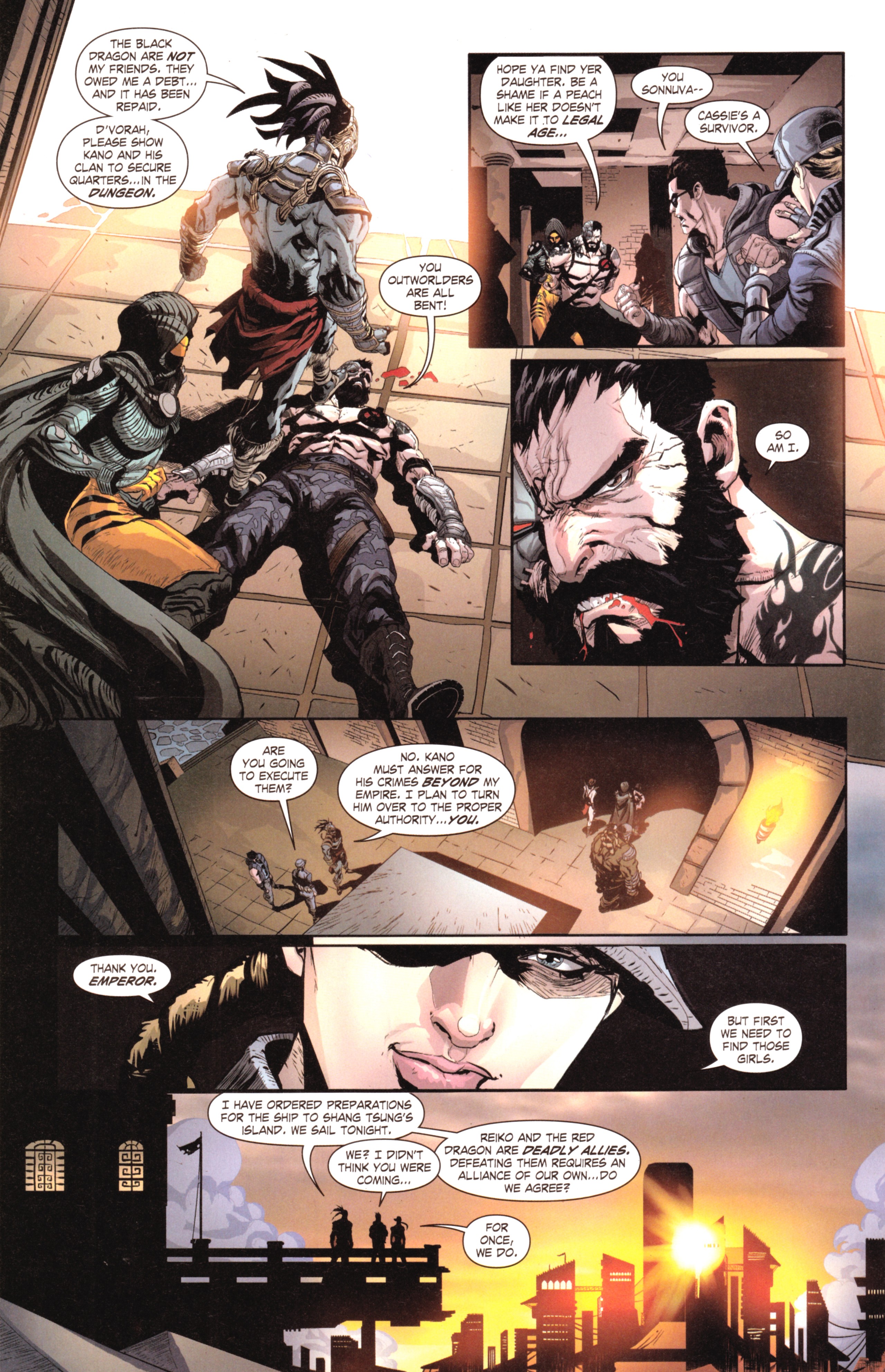Read online Mortal Kombat X [II] comic -  Issue #7 - 34