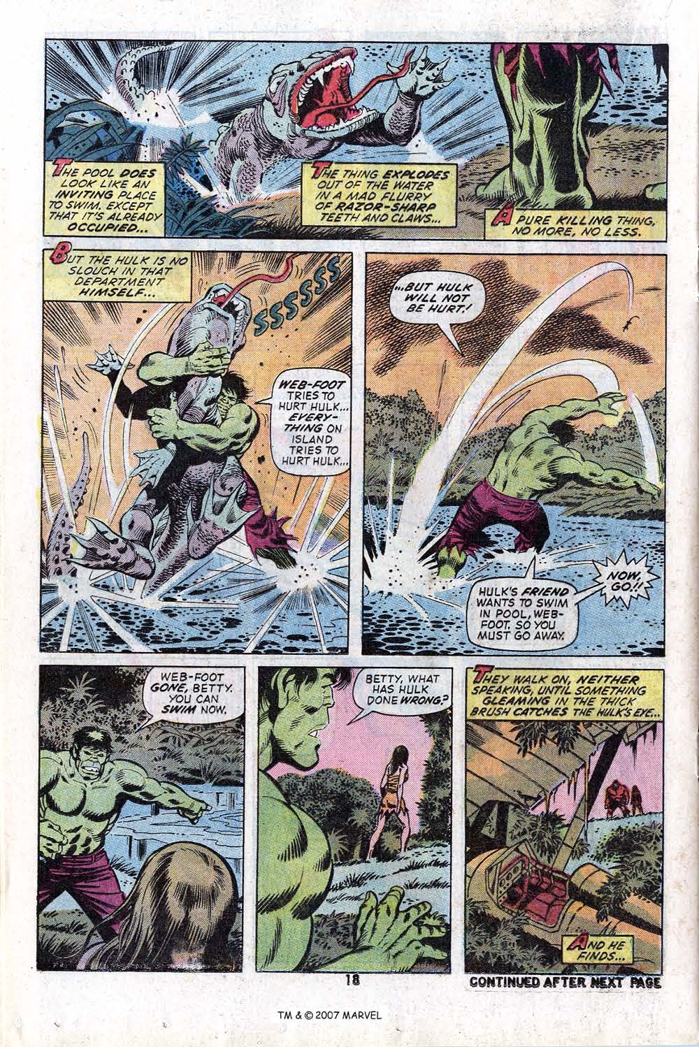 Read online The Incredible Hulk (1968) comic -  Issue #170 - 20