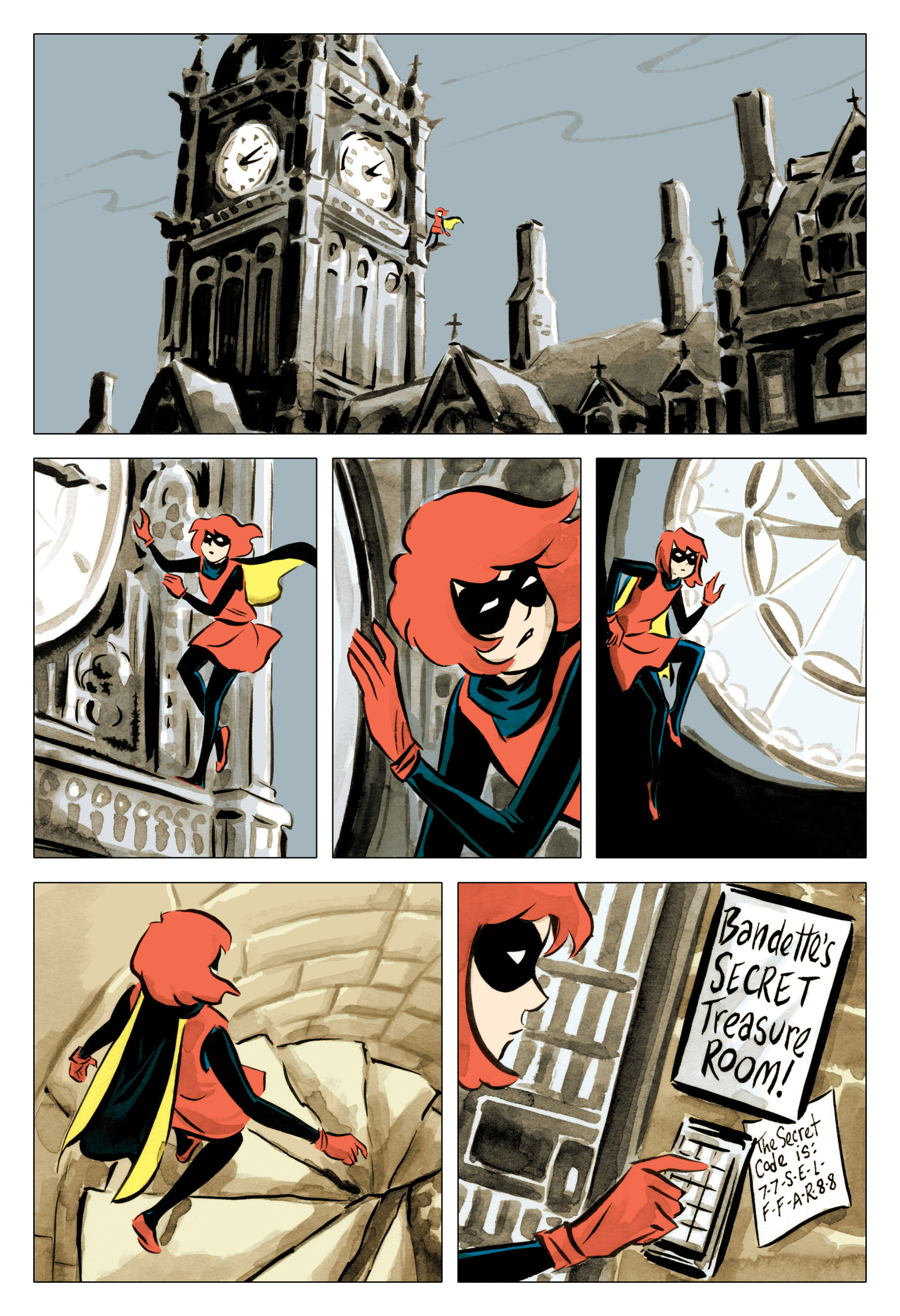 Read online Bandette (2012) comic -  Issue #5 - 5