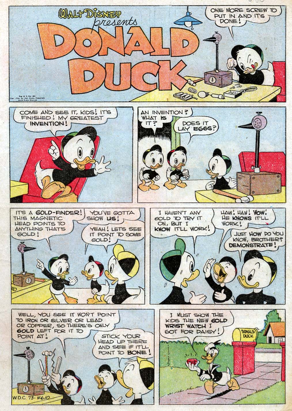 Read online Walt Disney's Comics and Stories comic -  Issue #73 - 3