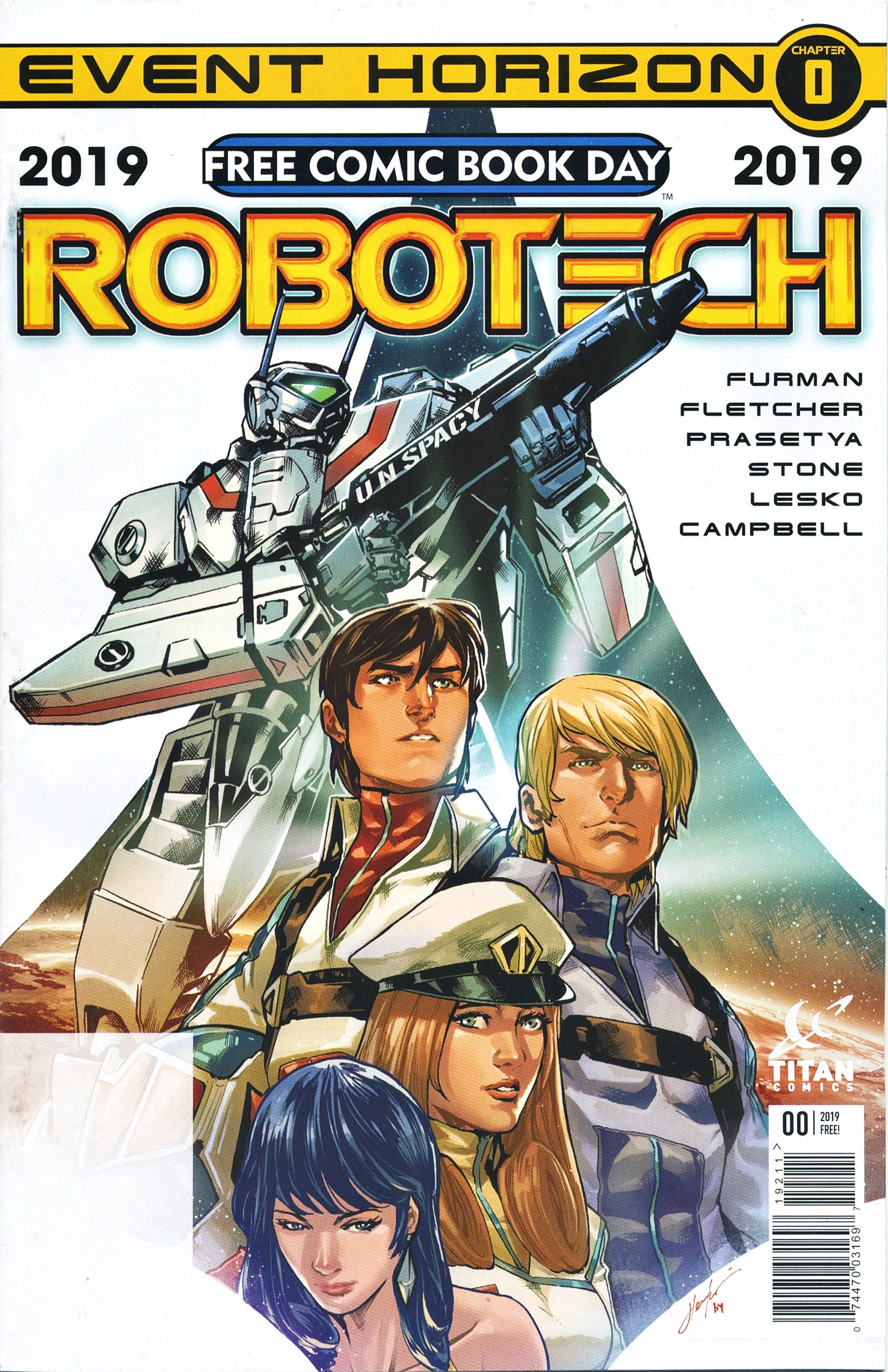 Read online Free Comic Book Day 2019 comic -  Issue # Robotech - 1