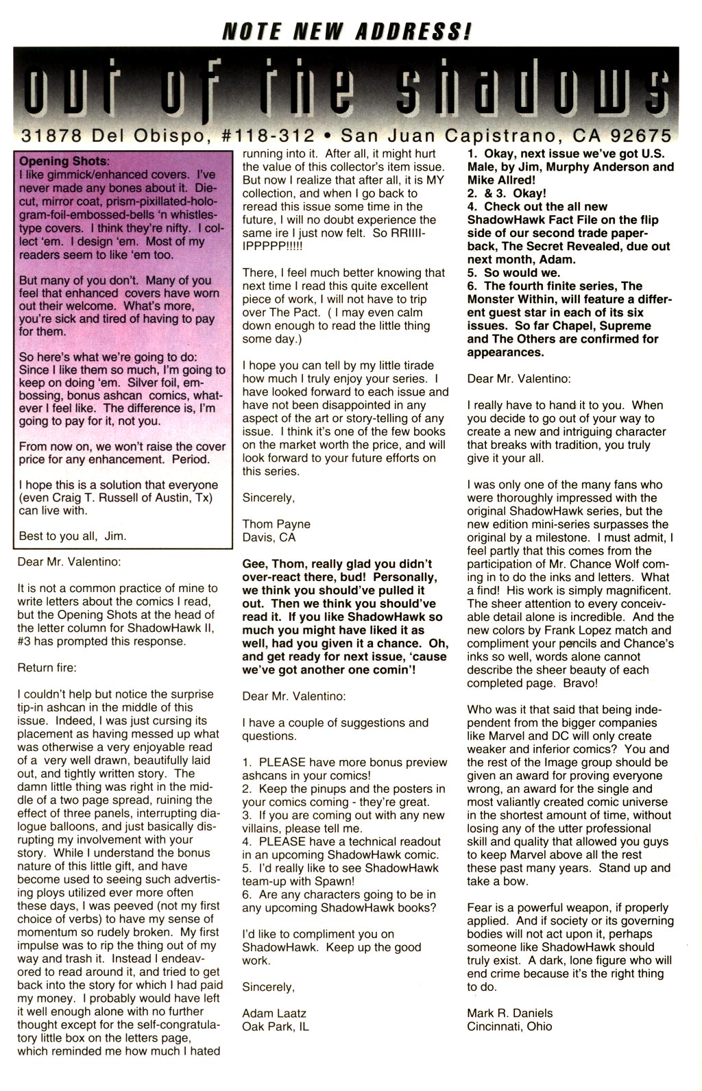 Read online ShadowHawk comic -  Issue #8 - 22