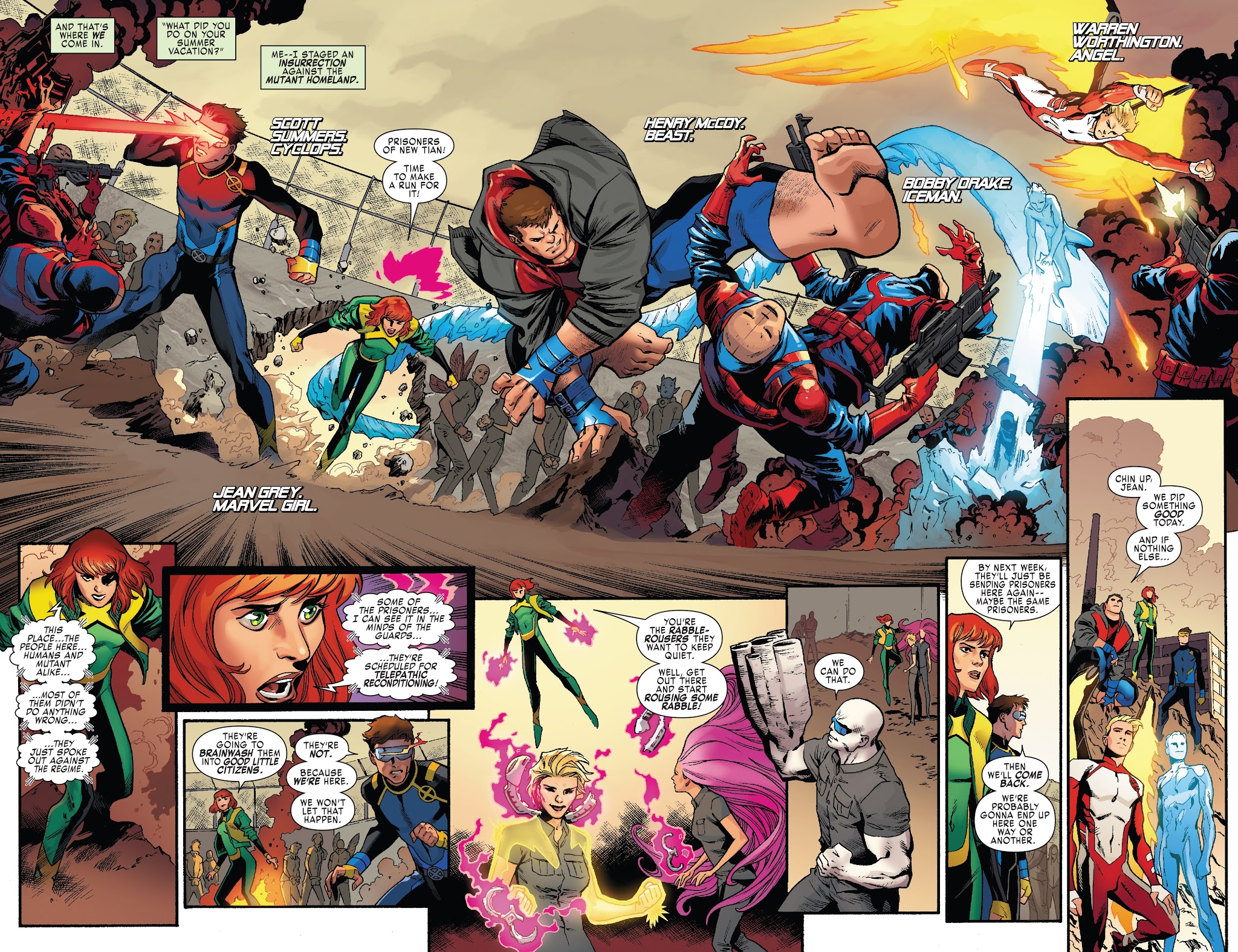 Read online X-Men: Blue comic -  Issue #7 - 4