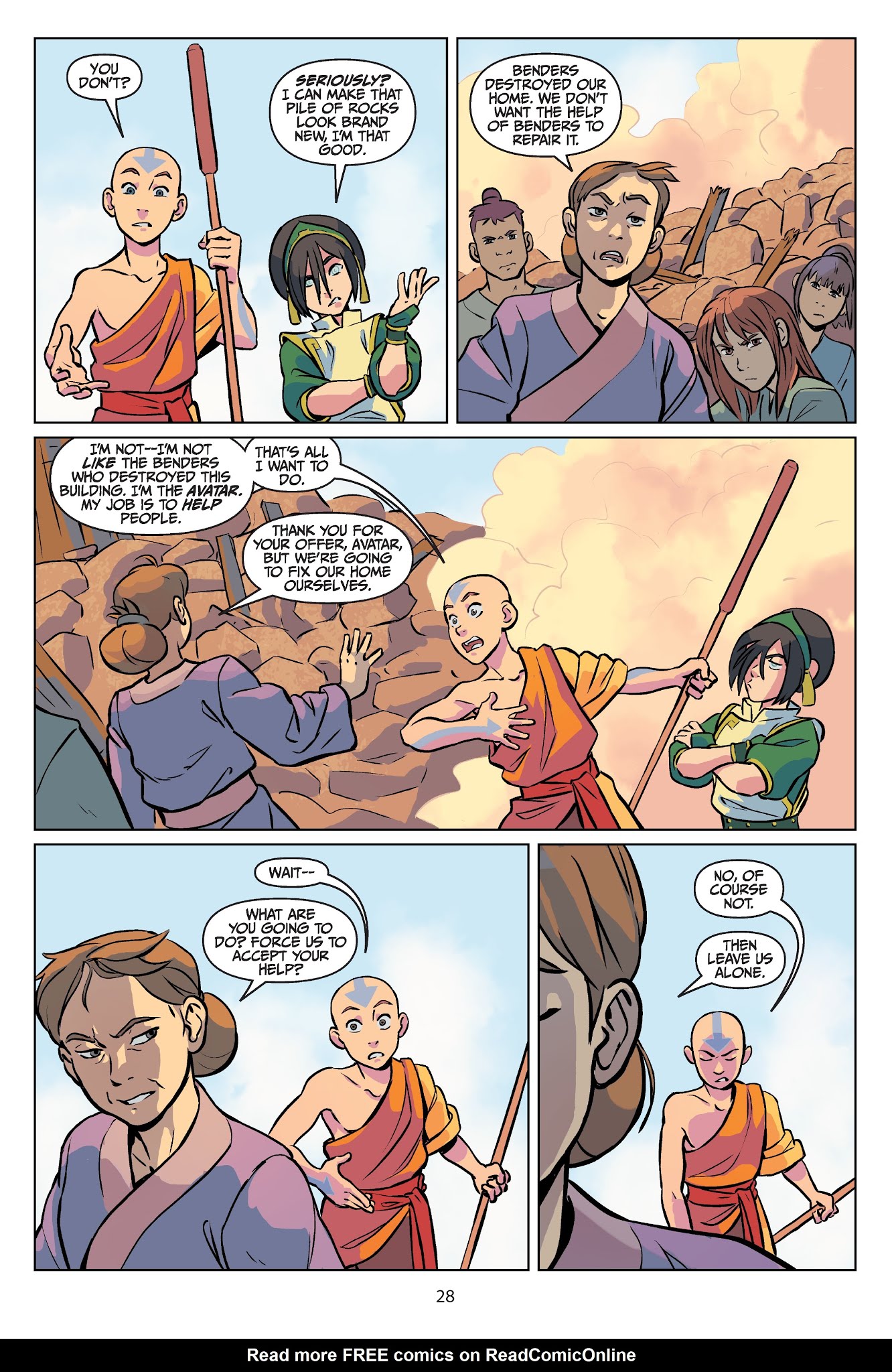 Read online Nickelodeon Avatar: The Last Airbender - Imbalance comic -  Issue # TPB 1 - 29