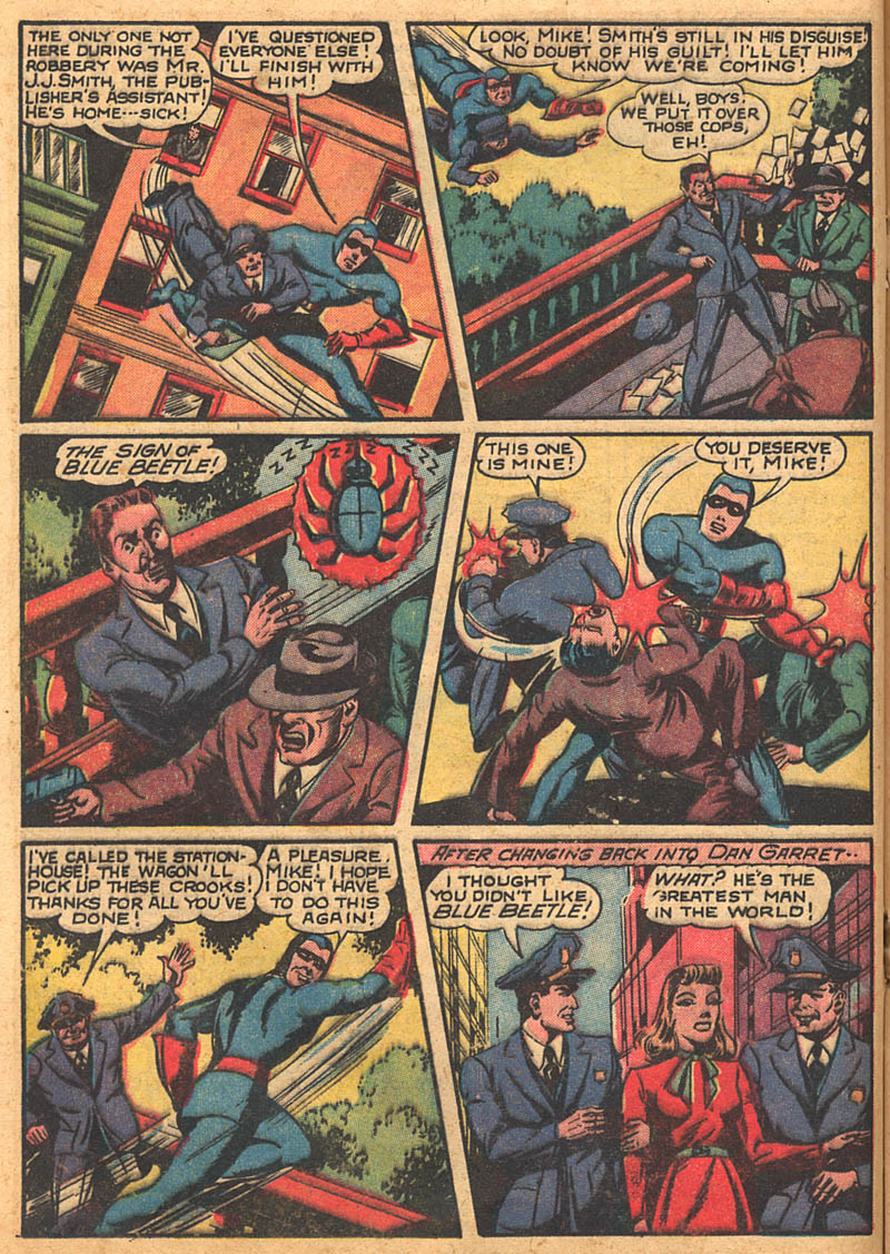 Read online The Blue Beetle comic -  Issue #42 - 22