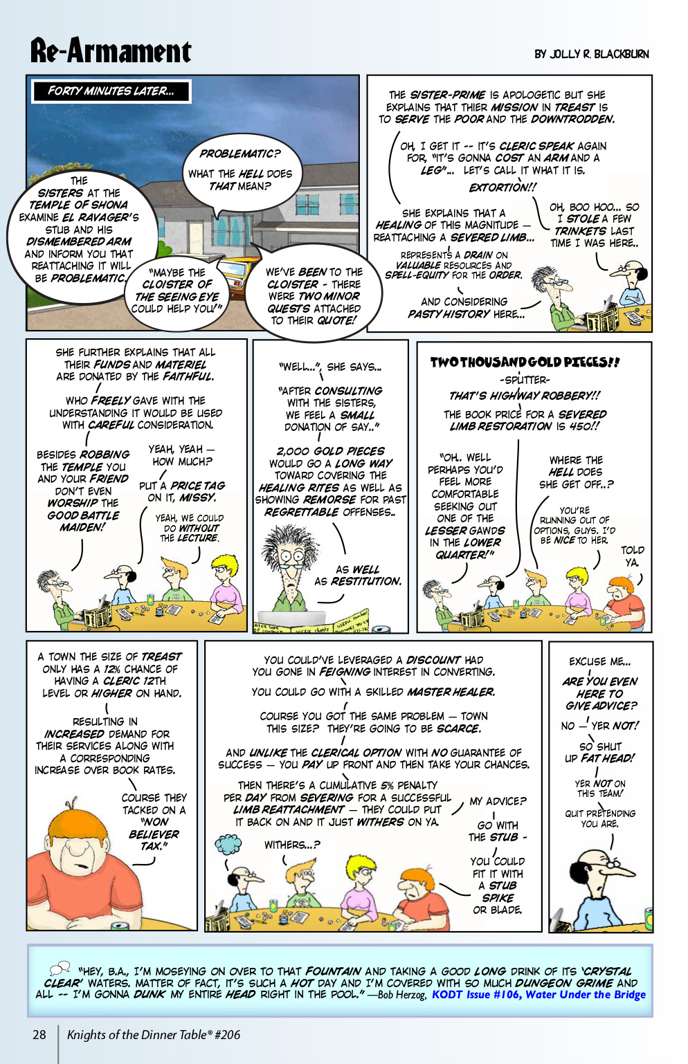 Read online Knights of the Dinner Table comic -  Issue #206 - 30