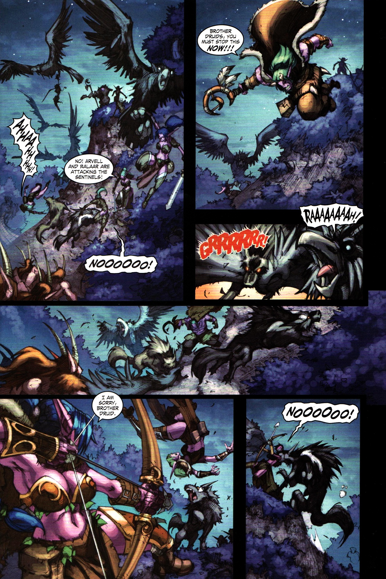 Read online World of Warcraft: Curse of the Worgen comic -  Issue #2 - 13