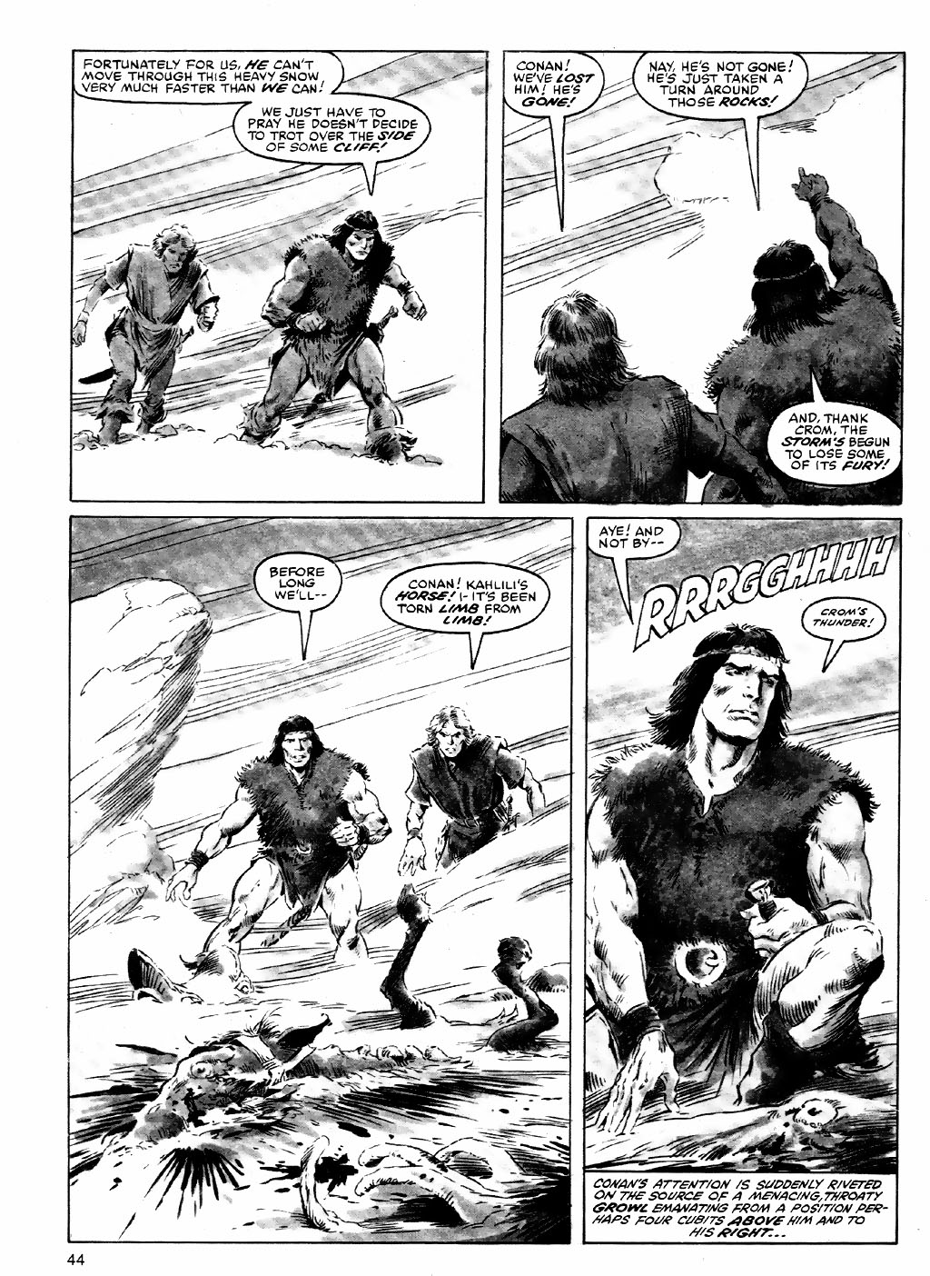 Read online The Savage Sword Of Conan comic -  Issue #84 - 44