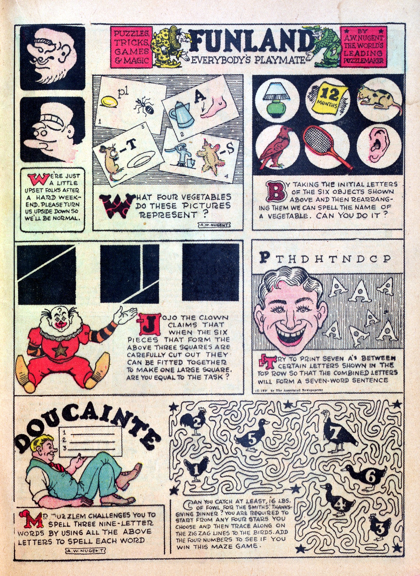 Read online Famous Funnies comic -  Issue #14 - 23
