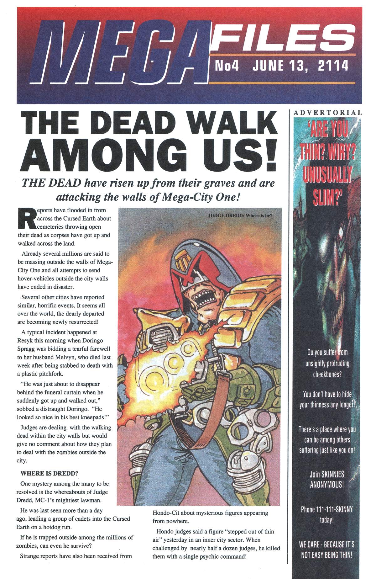 Read online Judge Dredd: The Megazine (vol. 2) comic -  Issue #4 - 19