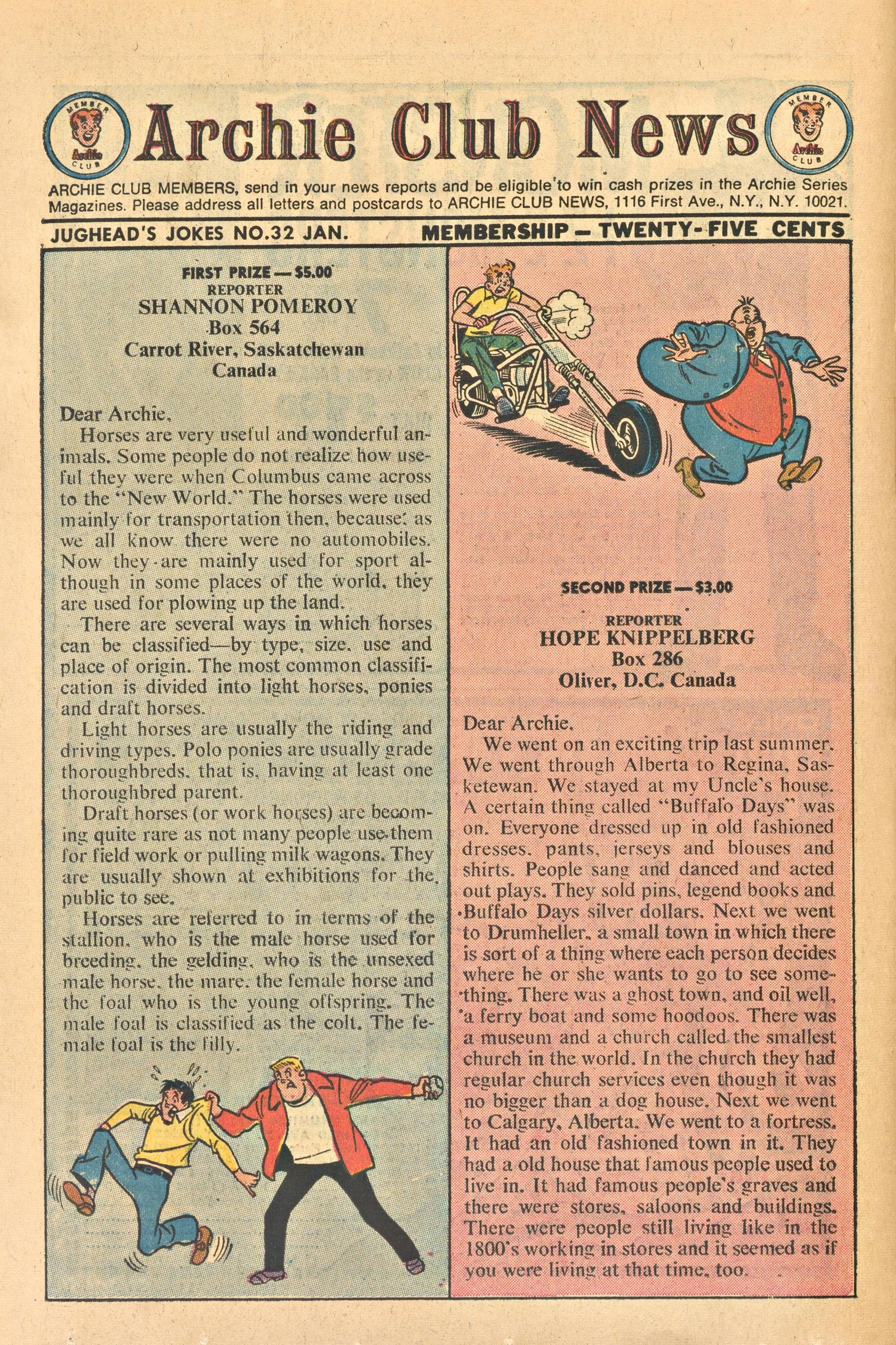 Read online Jughead's Jokes comic -  Issue #32 - 41