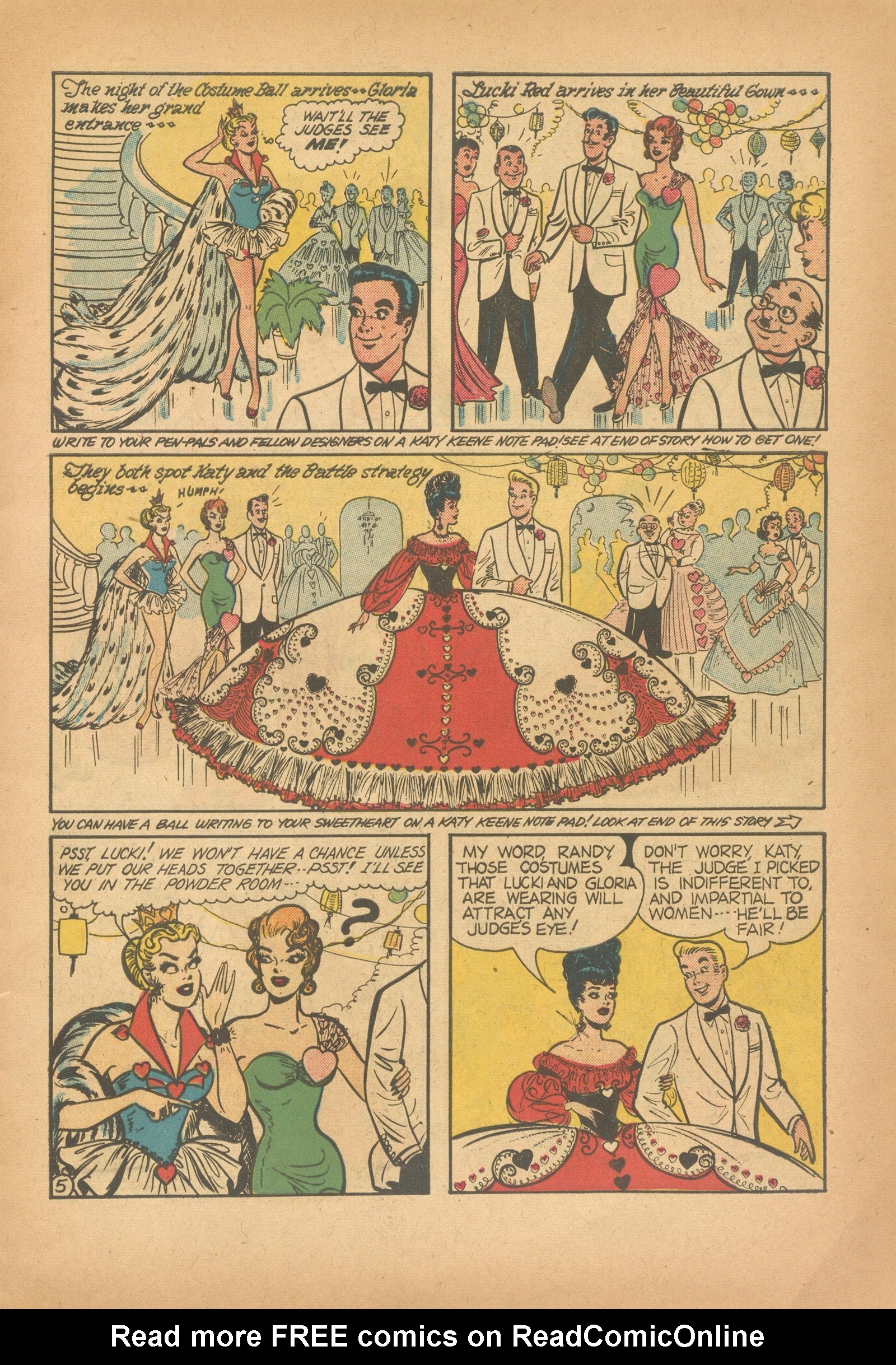 Read online Katy Keene (1949) comic -  Issue #42 - 7
