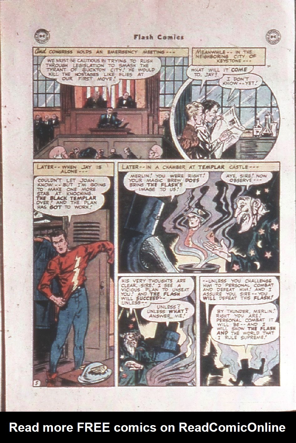 Read online Flash Comics comic -  Issue #92 - 7