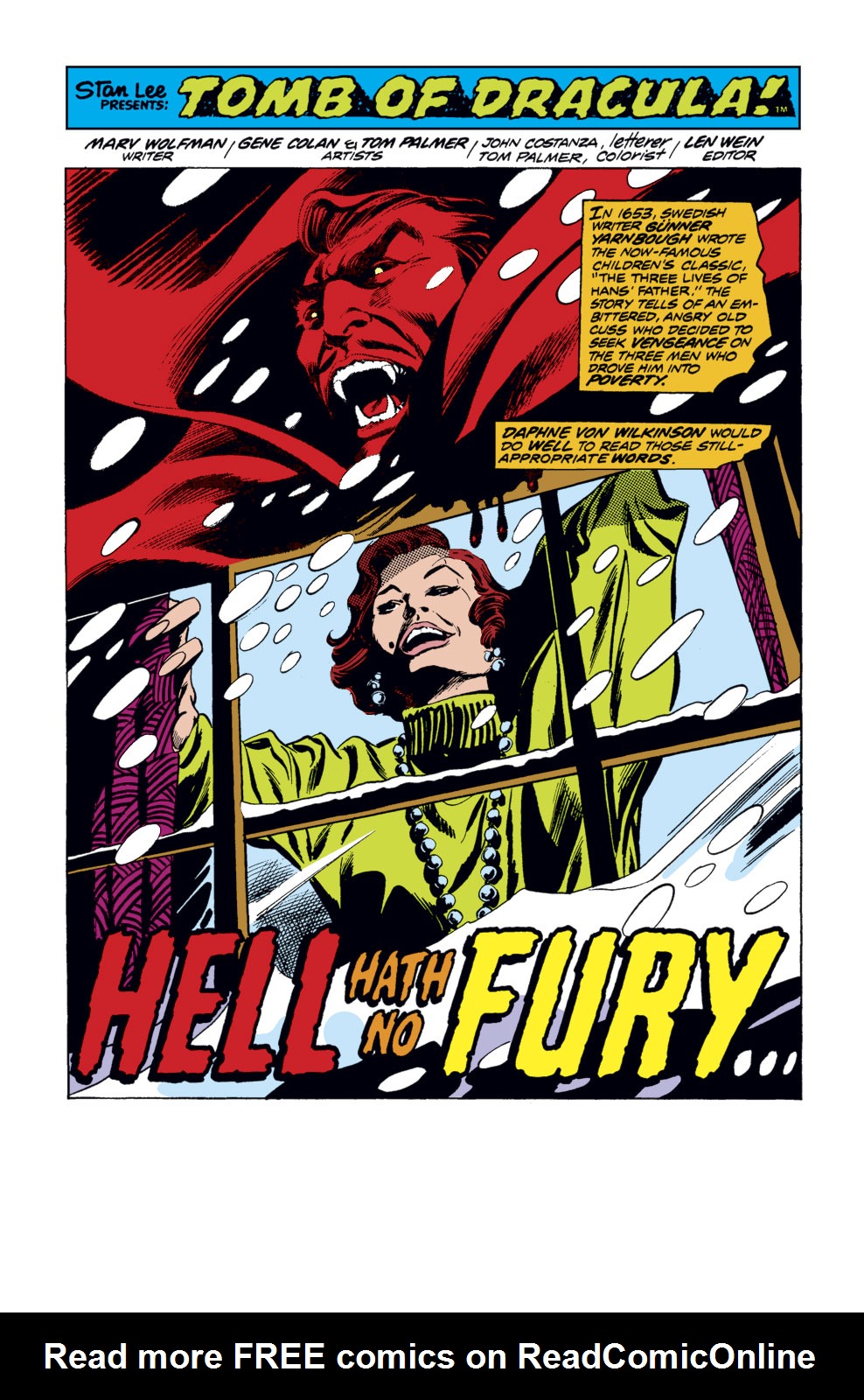 Read online Tomb of Dracula (1972) comic -  Issue #35 - 2
