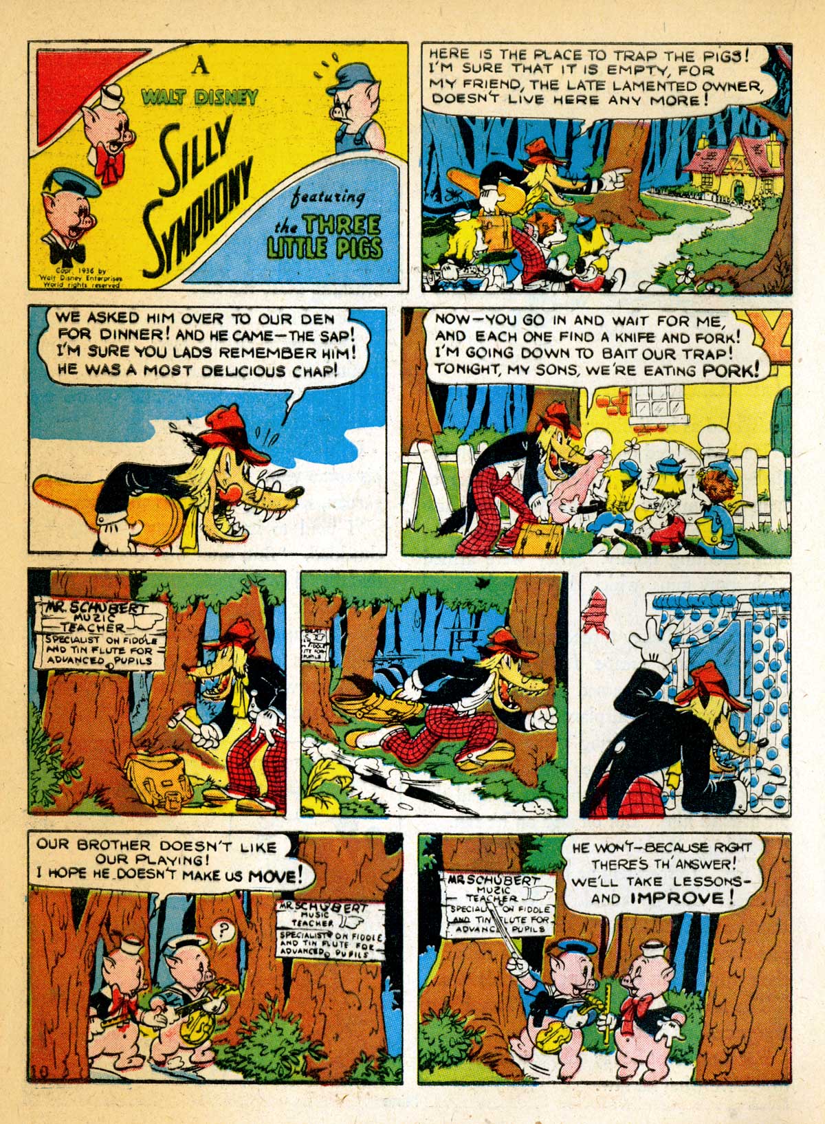 Read online Walt Disney's Comics and Stories comic -  Issue #10 - 12