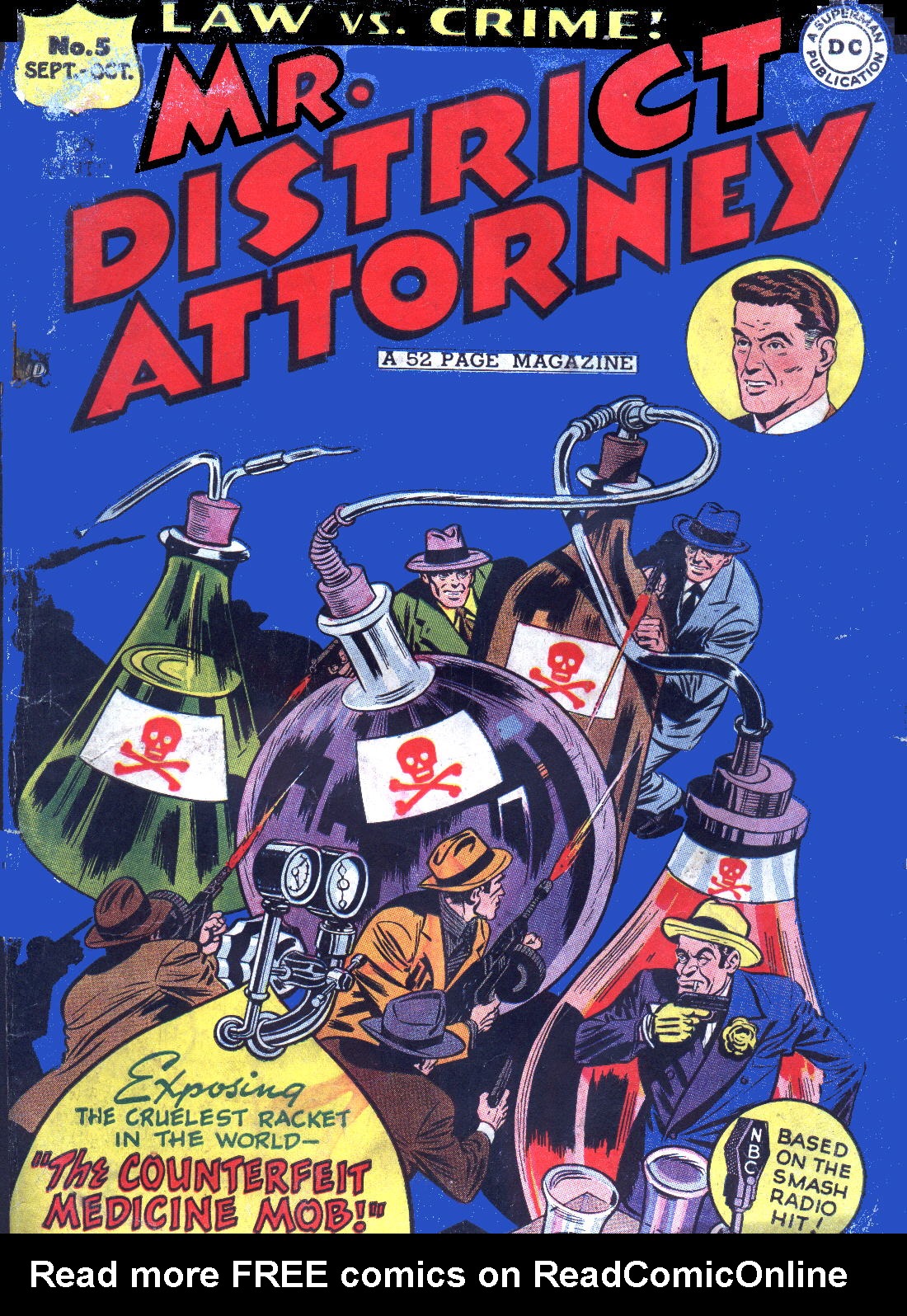 Read online Mr. District Attorney comic -  Issue #5 - 1