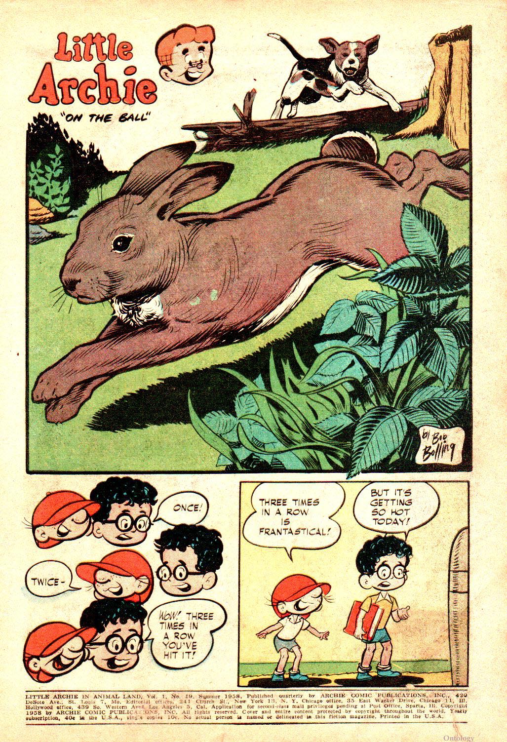 Read online Little Archie In Animal Land comic -  Issue #19 - 3